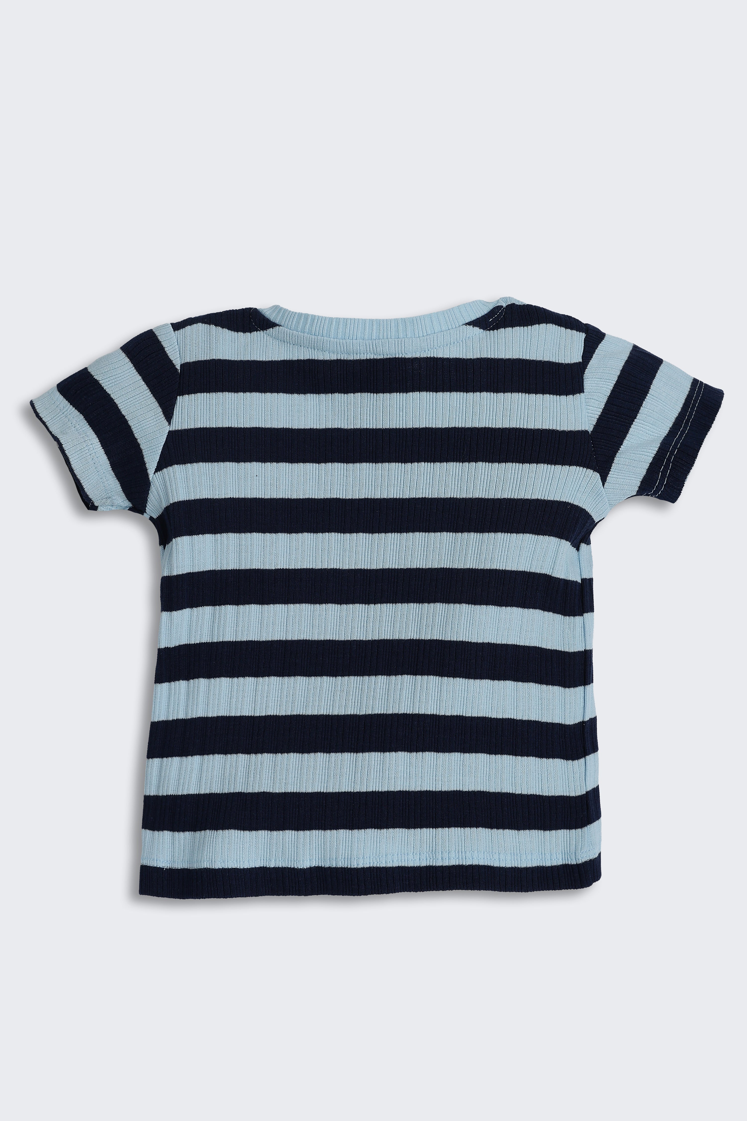 Blue Striped Regular Fit Co-ord Set