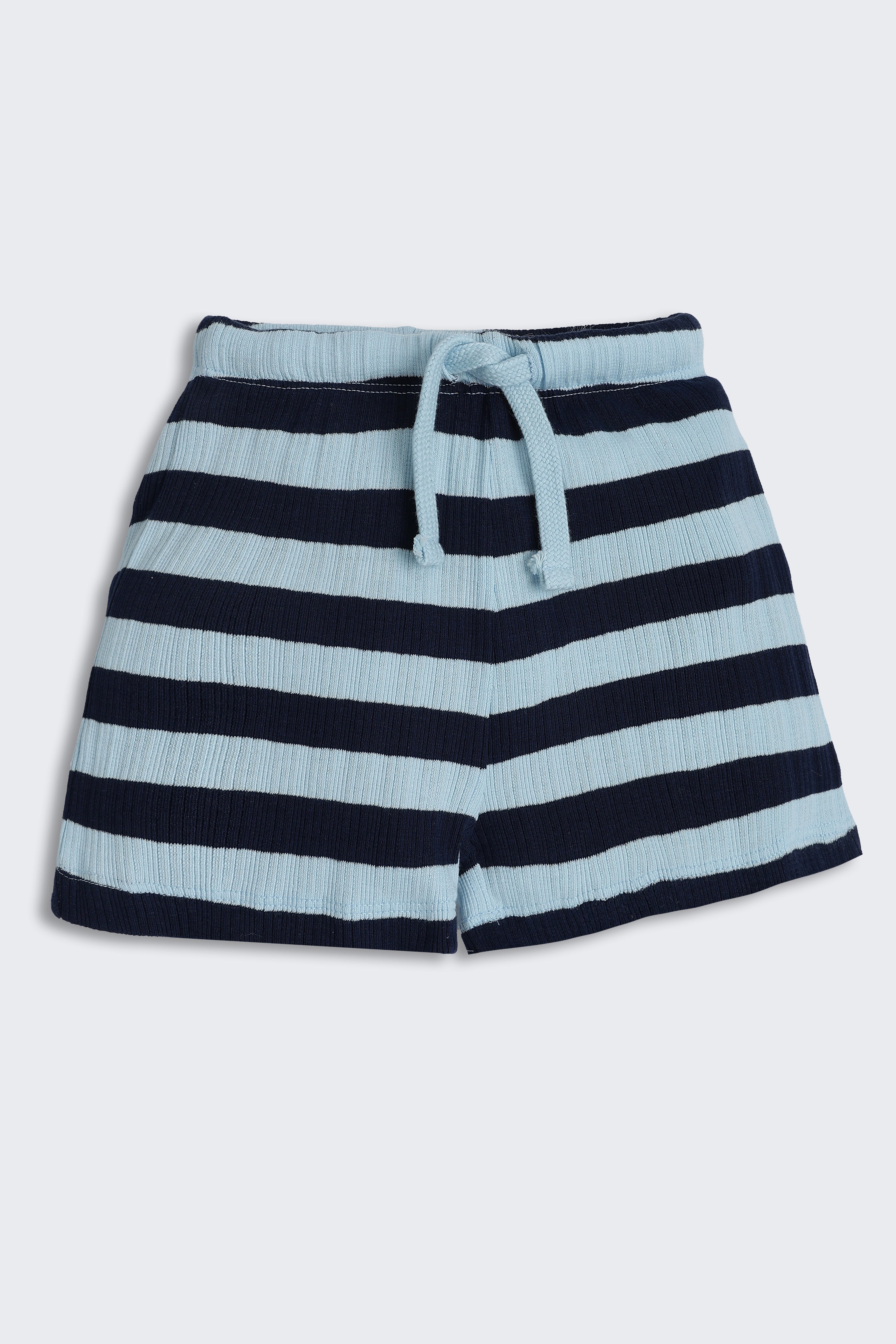 Blue Striped Regular Fit Co-ord Set