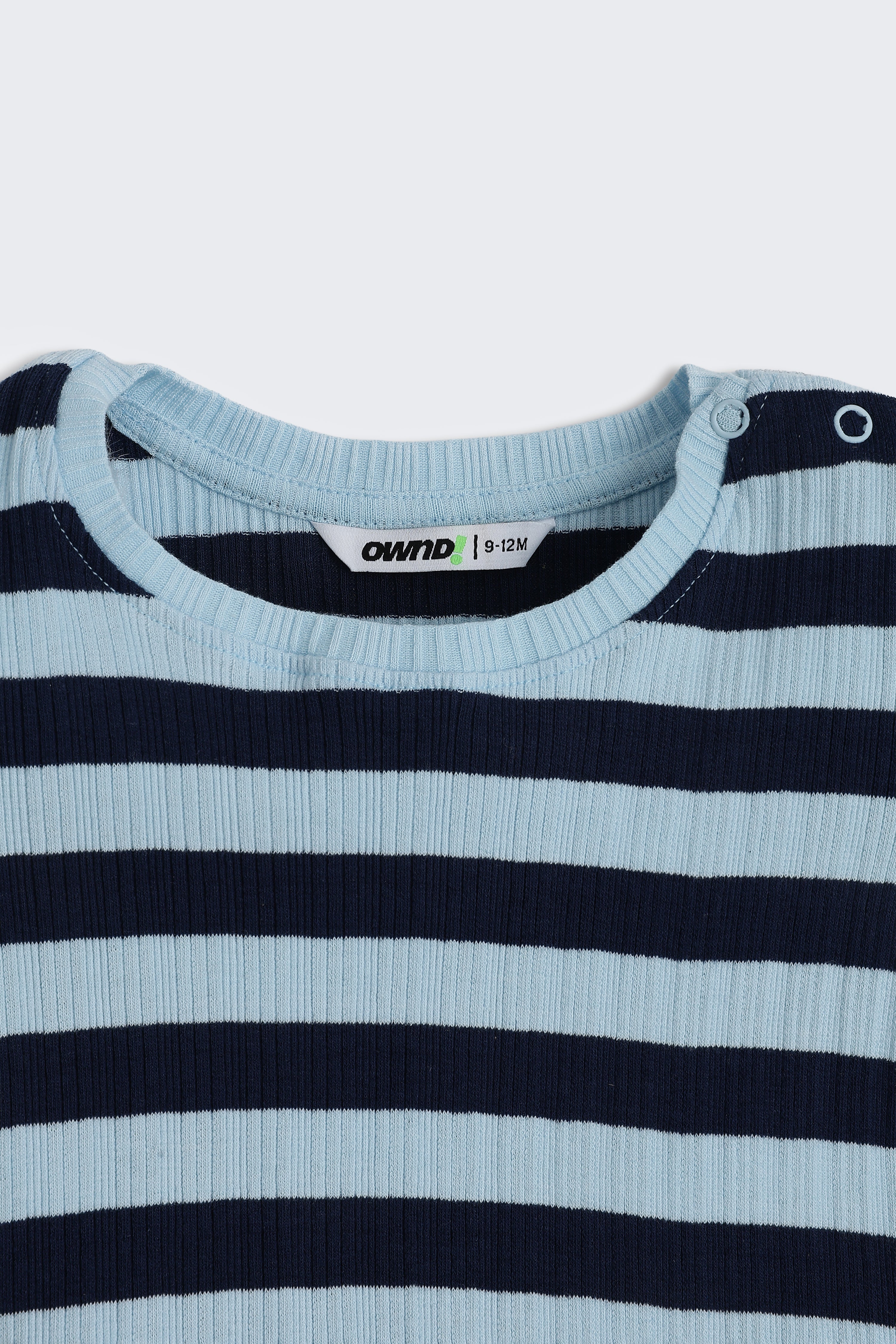 Blue Striped Regular Fit Co-ord Set