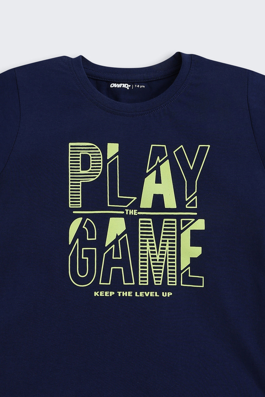 Navy Printed Regular Fit Co-ord Set
