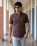 Chocolate Cotton Regular Fit Shirt