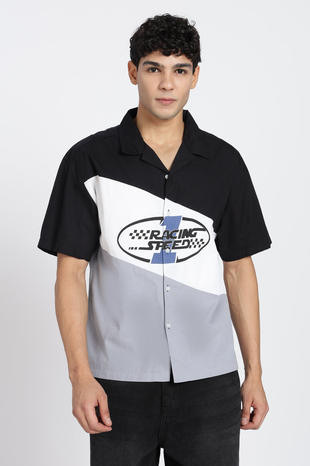 Multi Coloured Cotton Regular Fit Shirt