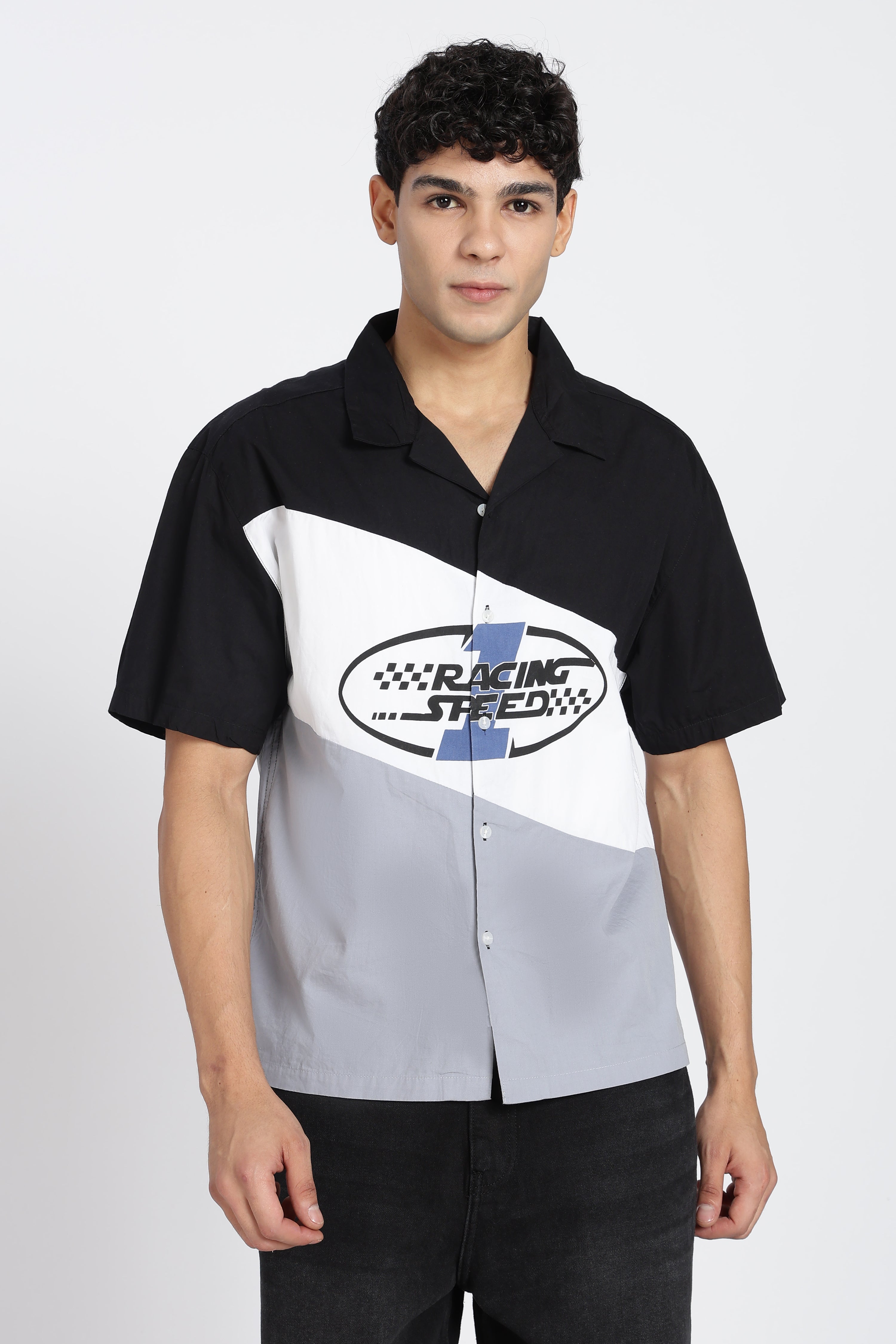 Multi Coloured Cotton Regular Fit Shirt