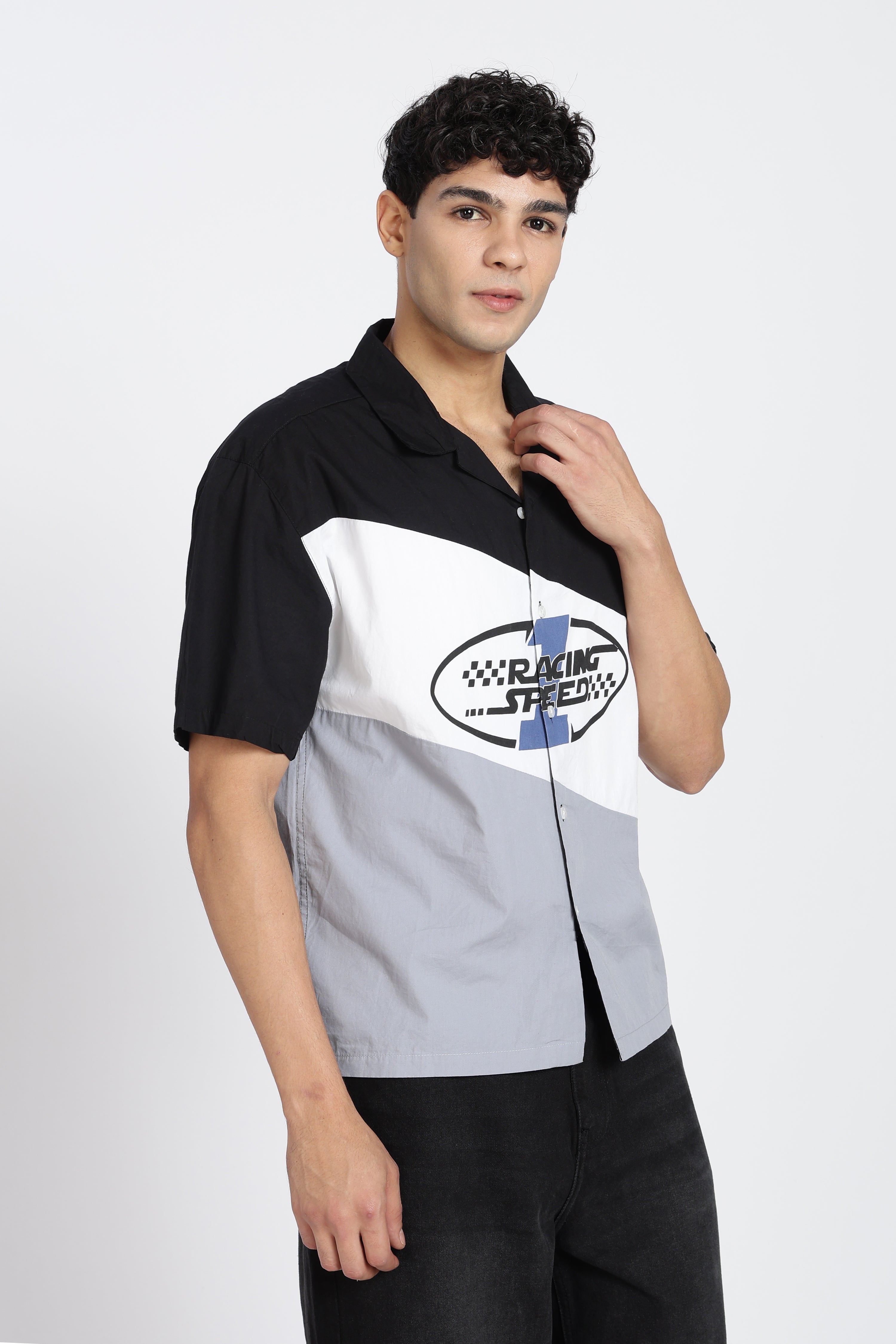 Multi Coloured Cotton Regular Fit Shirt