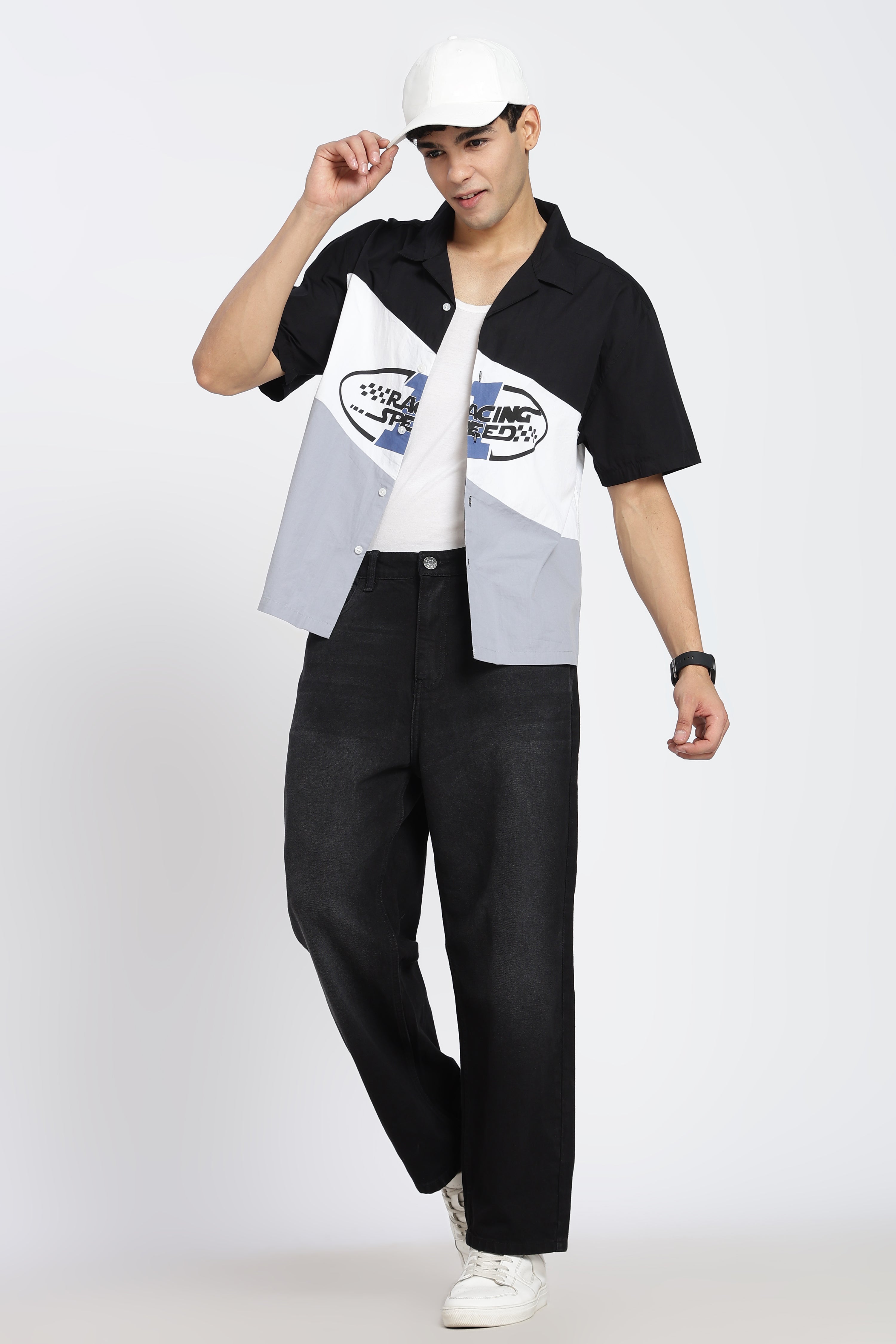 Multi Coloured Cotton Regular Fit Shirt