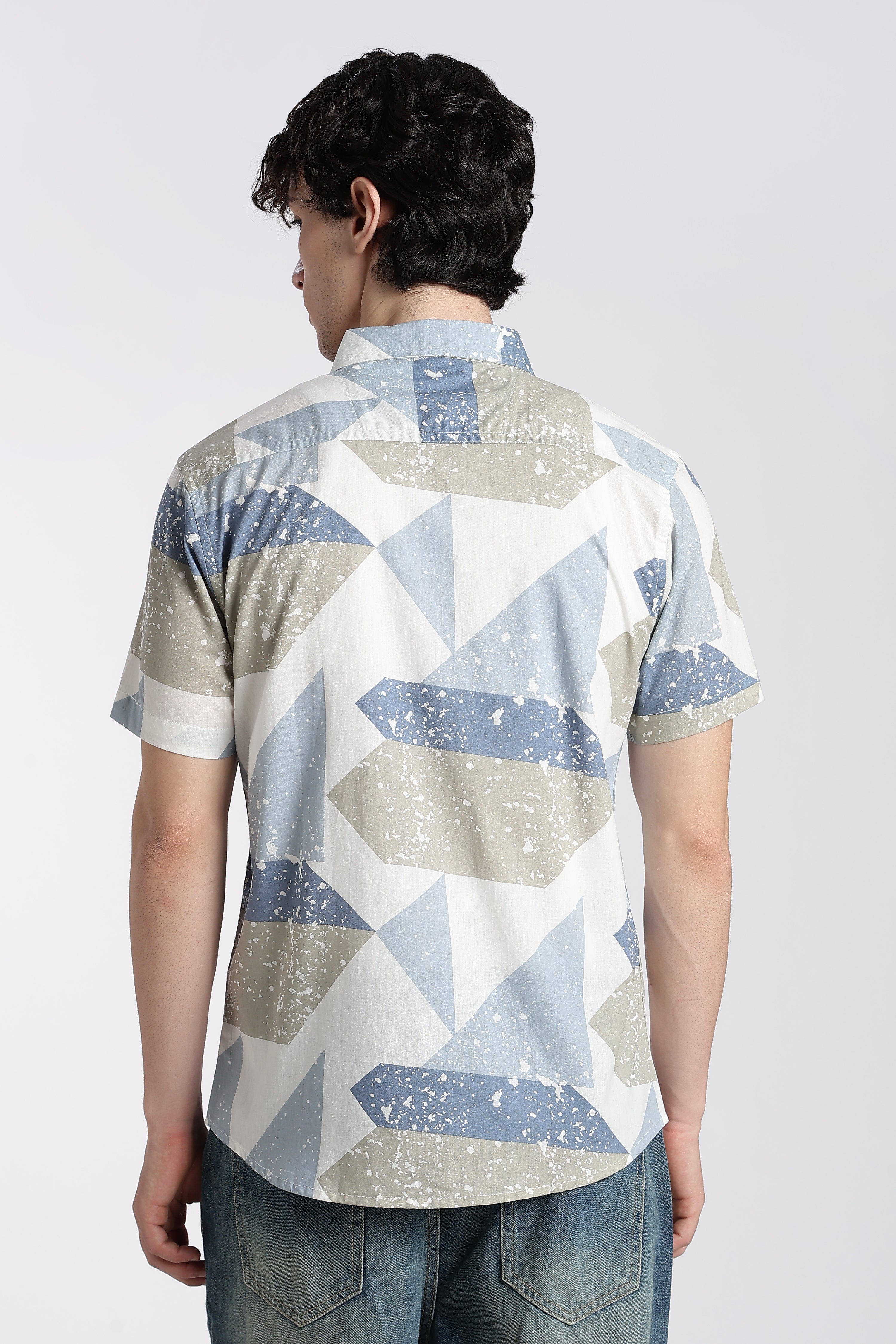 Multi-coloured Cotton Regular Fit Shirt