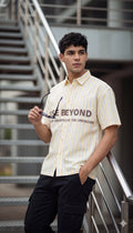 Yellow Cotton Oversized Fit Shirt