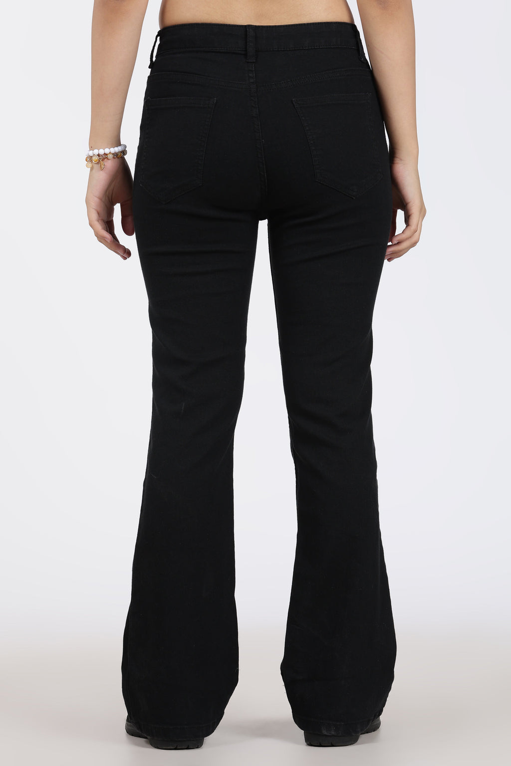Black 5 Pocketed Regular Fit Jeans