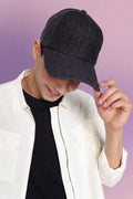 Black Embroidered Cap