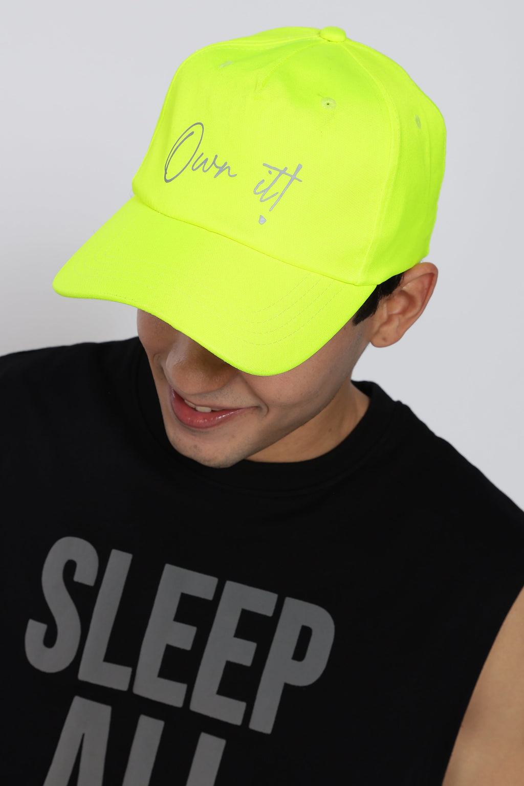 Green Printed Cap