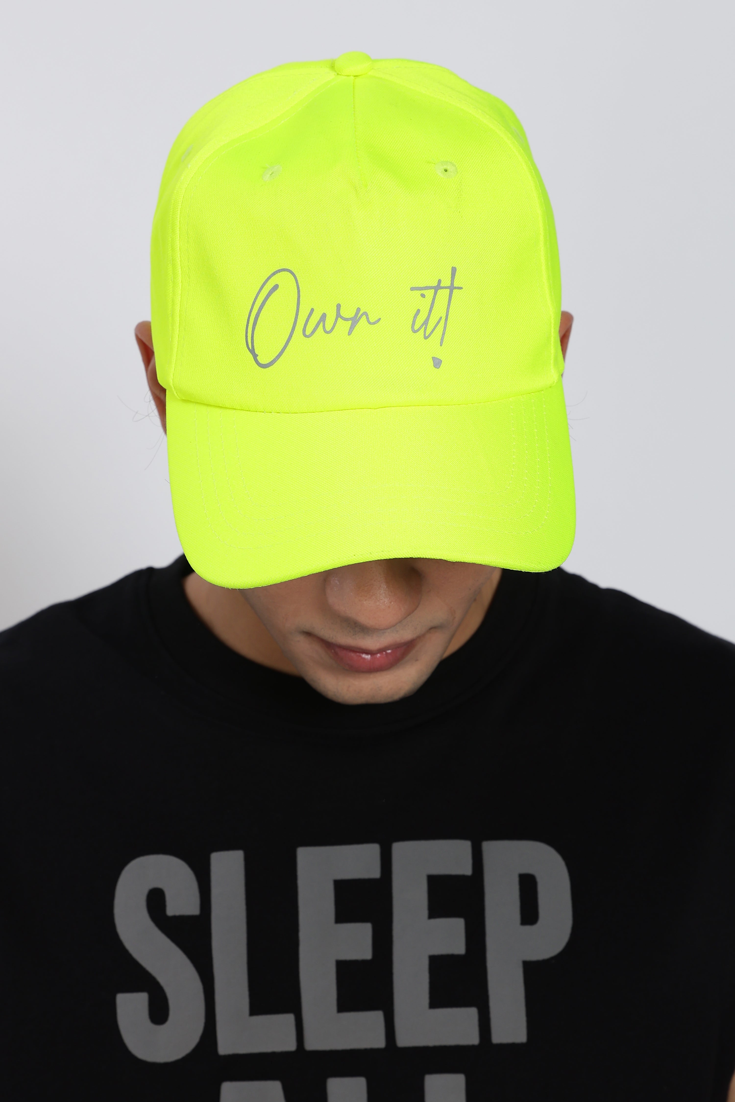 Green Printed Cap