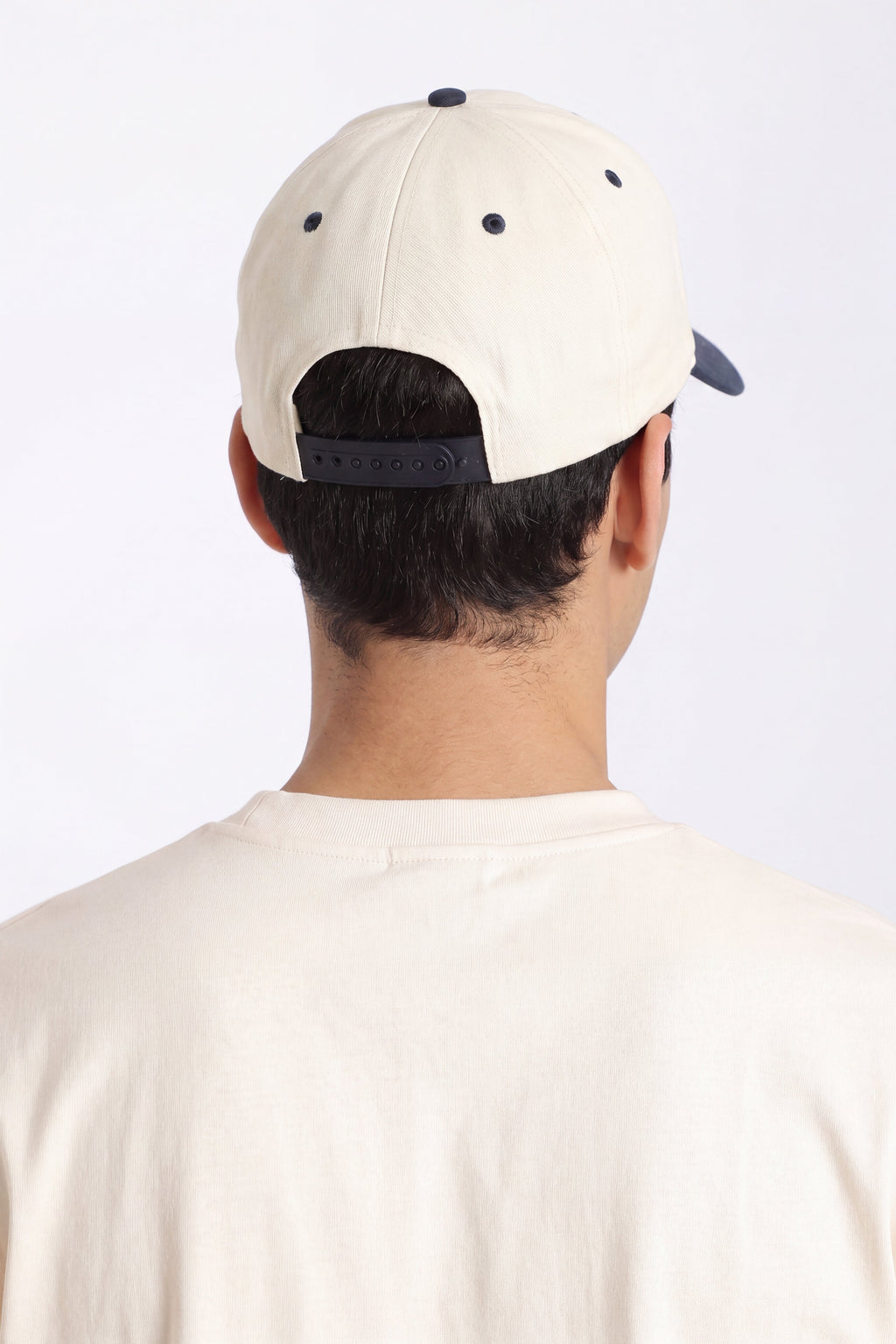 Cream Embroidered Cap