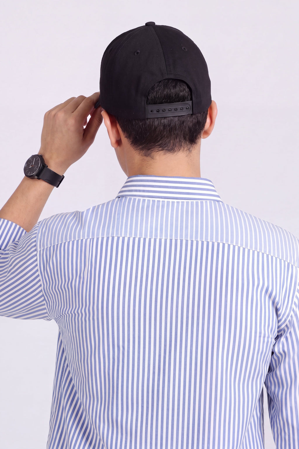 Black Embroidered Cap