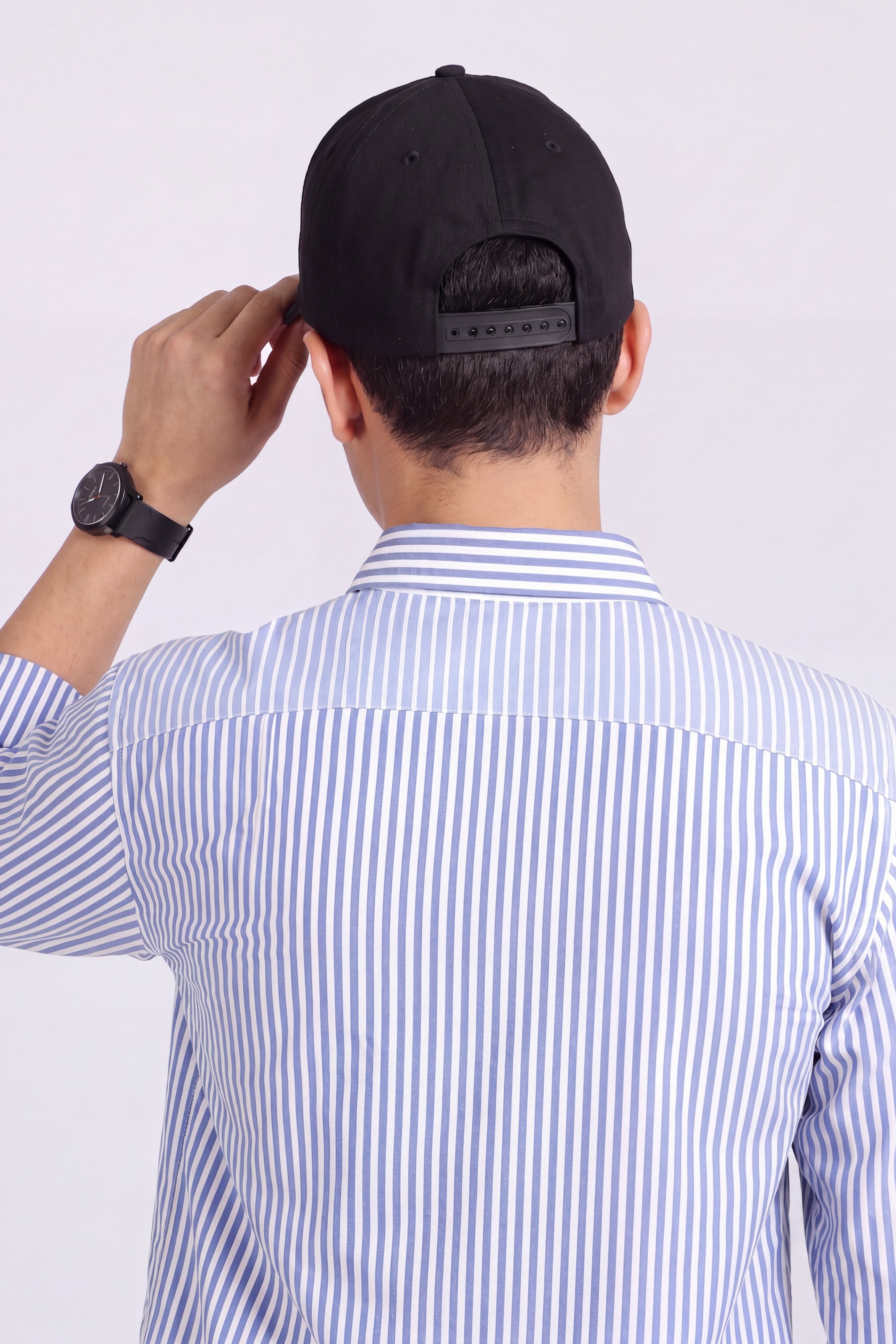 Black Embroidered Cap