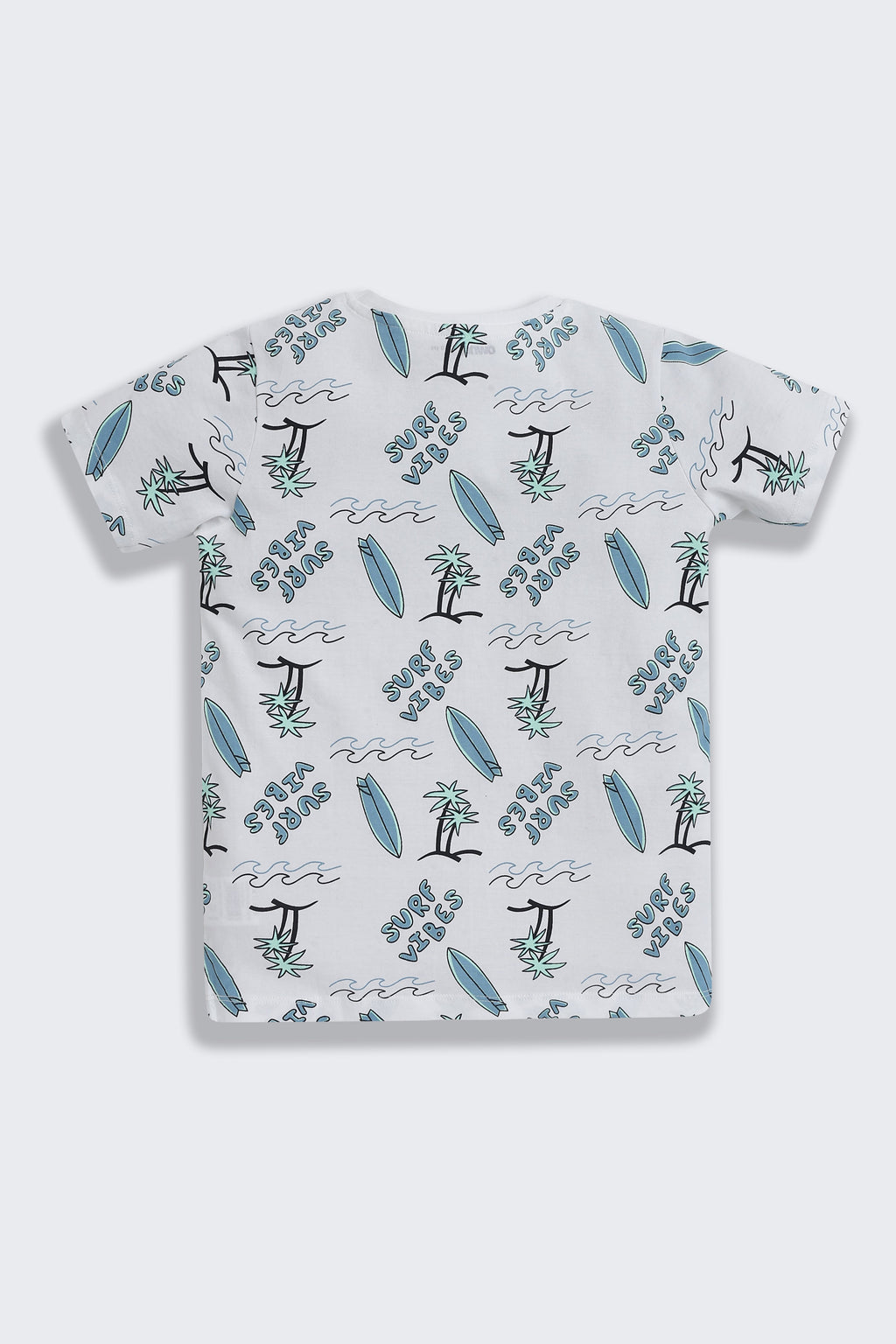 Blue All - Over Printed Regular Fit Co-ord Set