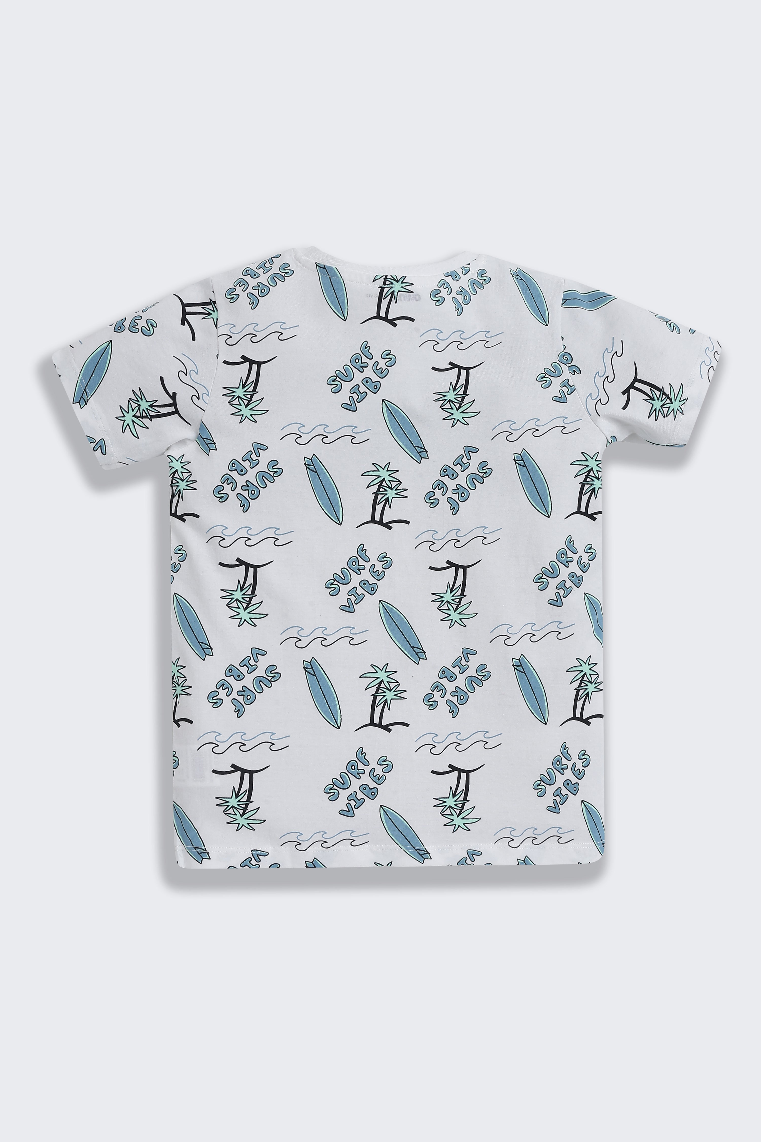 Blue All - Over Printed Regular Fit Co-ord Set