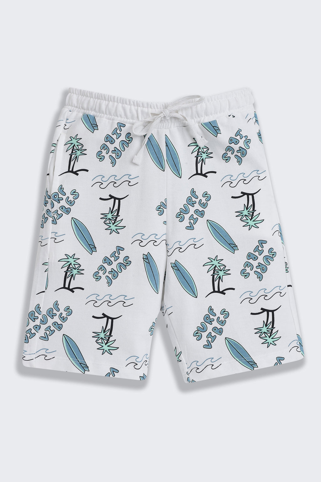 Blue All - Over Printed Regular Fit Co-ord Set
