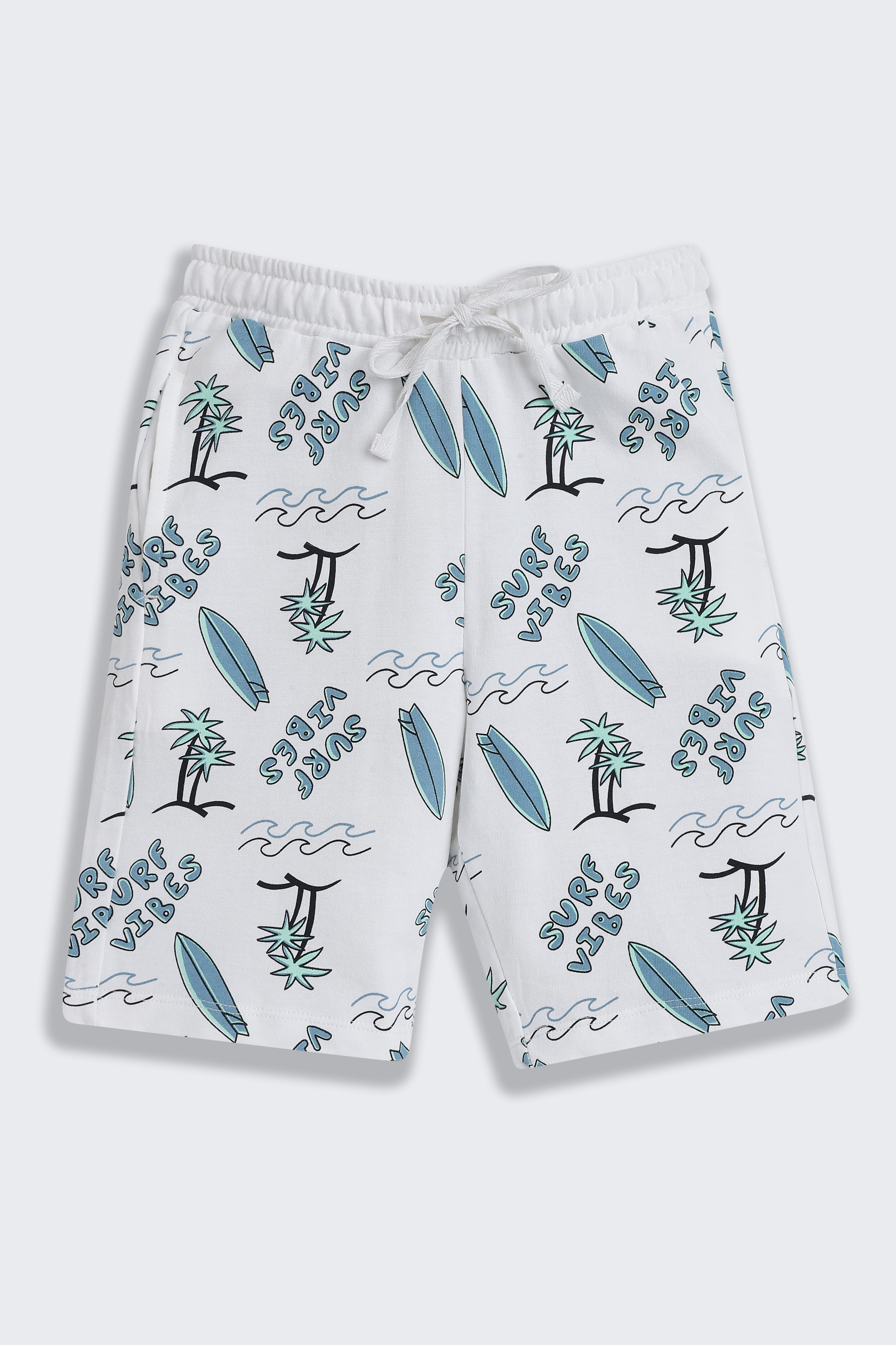 Blue All - Over Printed Regular Fit Co-ord Set