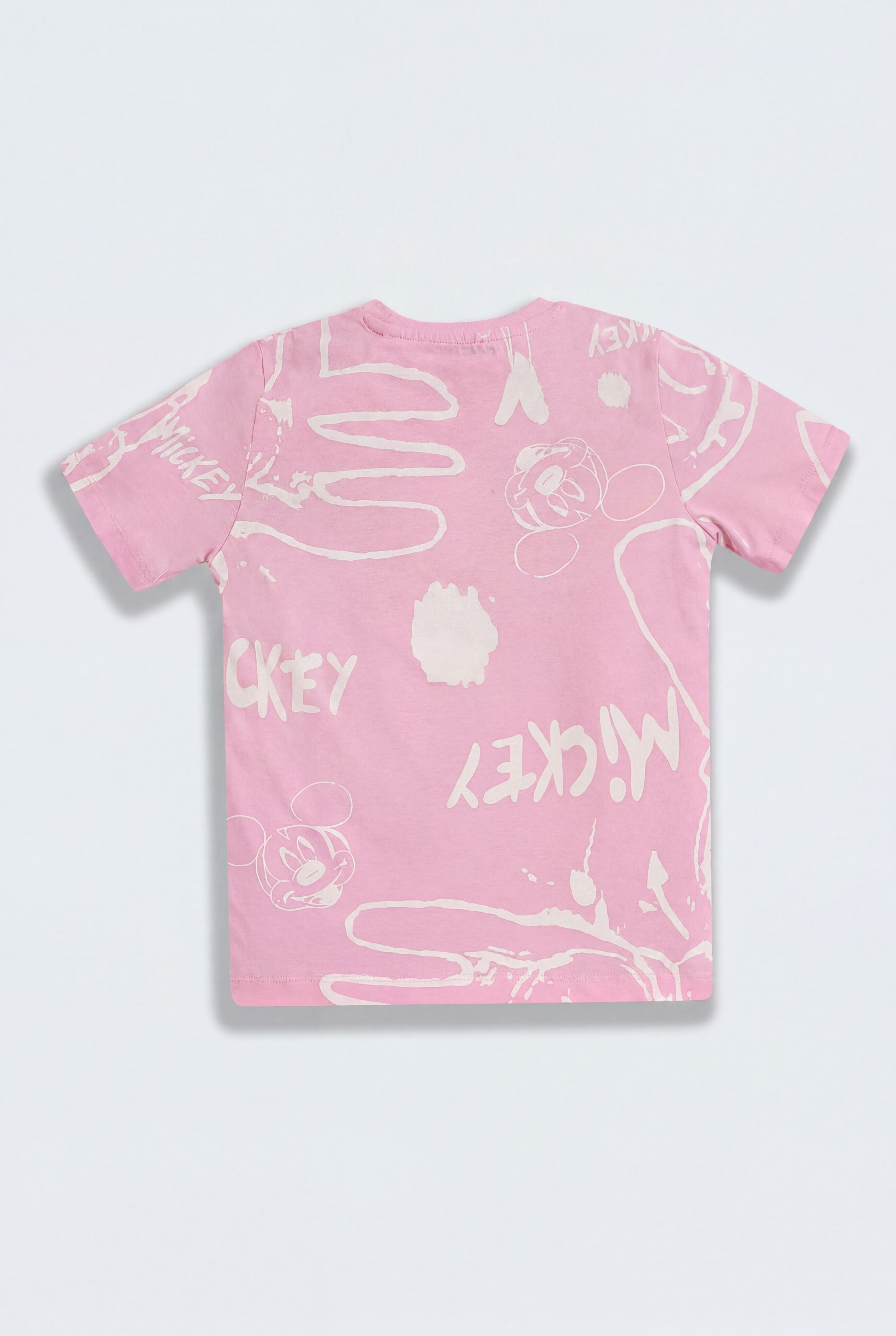 Pink Regular Fit All - Over Printed Night Suit Set