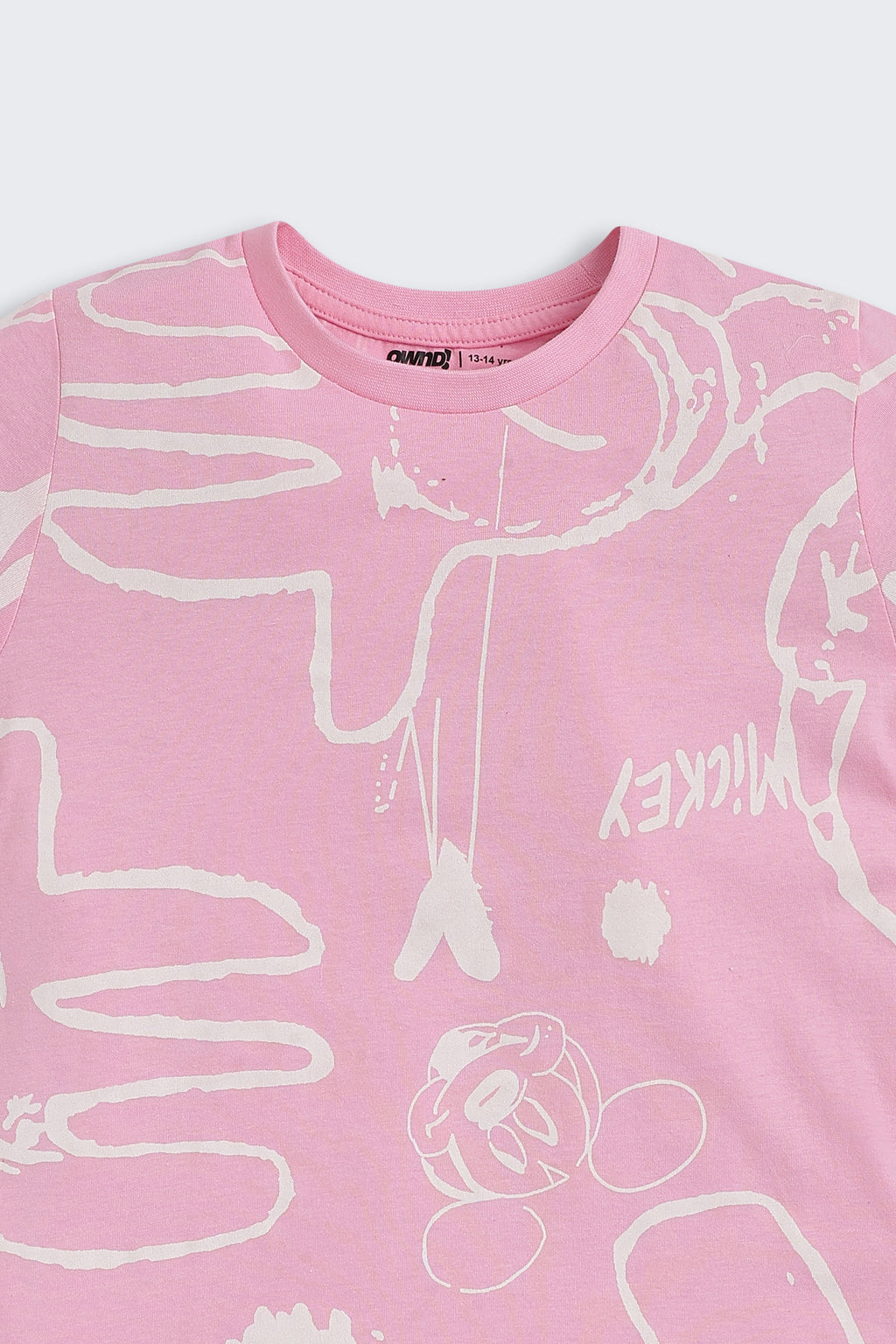 Pink Regular Fit All - Over Printed Night Suit Set