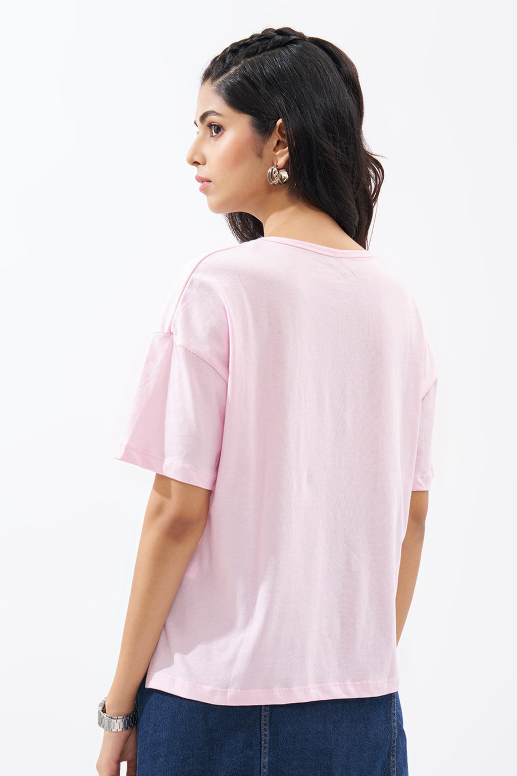 Pink Aquatic Graphic T-Shirt