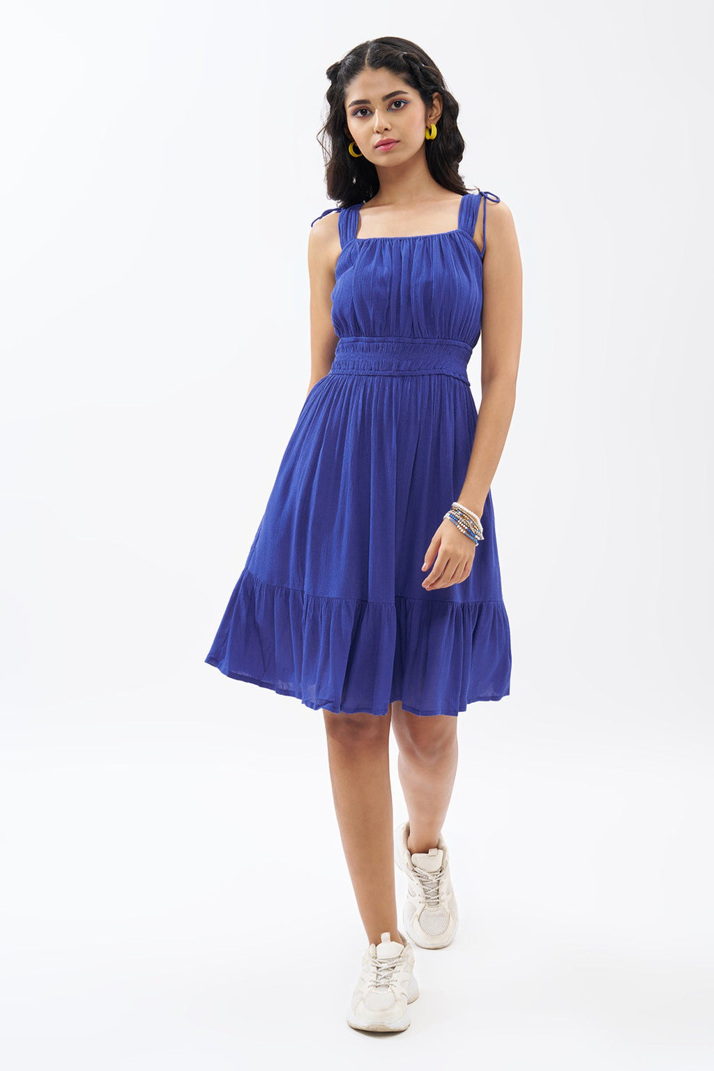 Indigo Tiered Dress