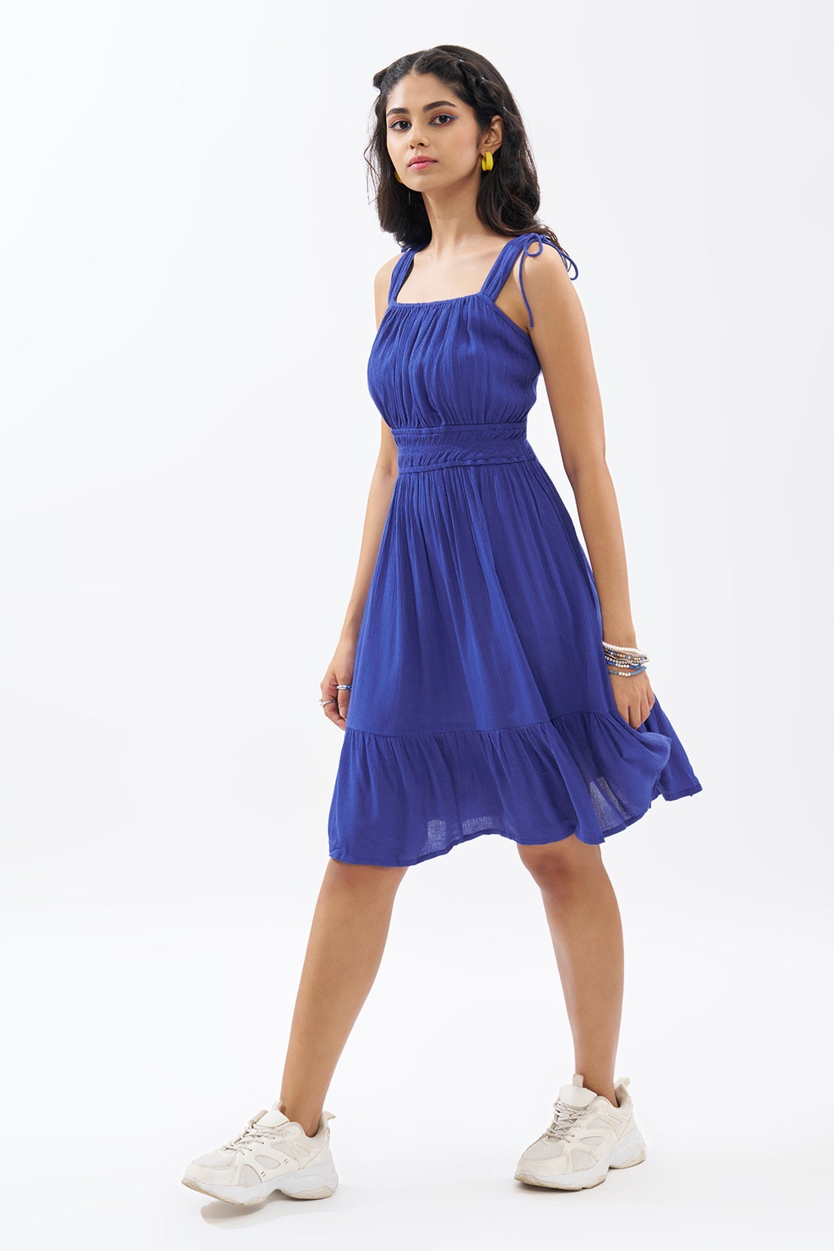 Indigo Tiered Dress
