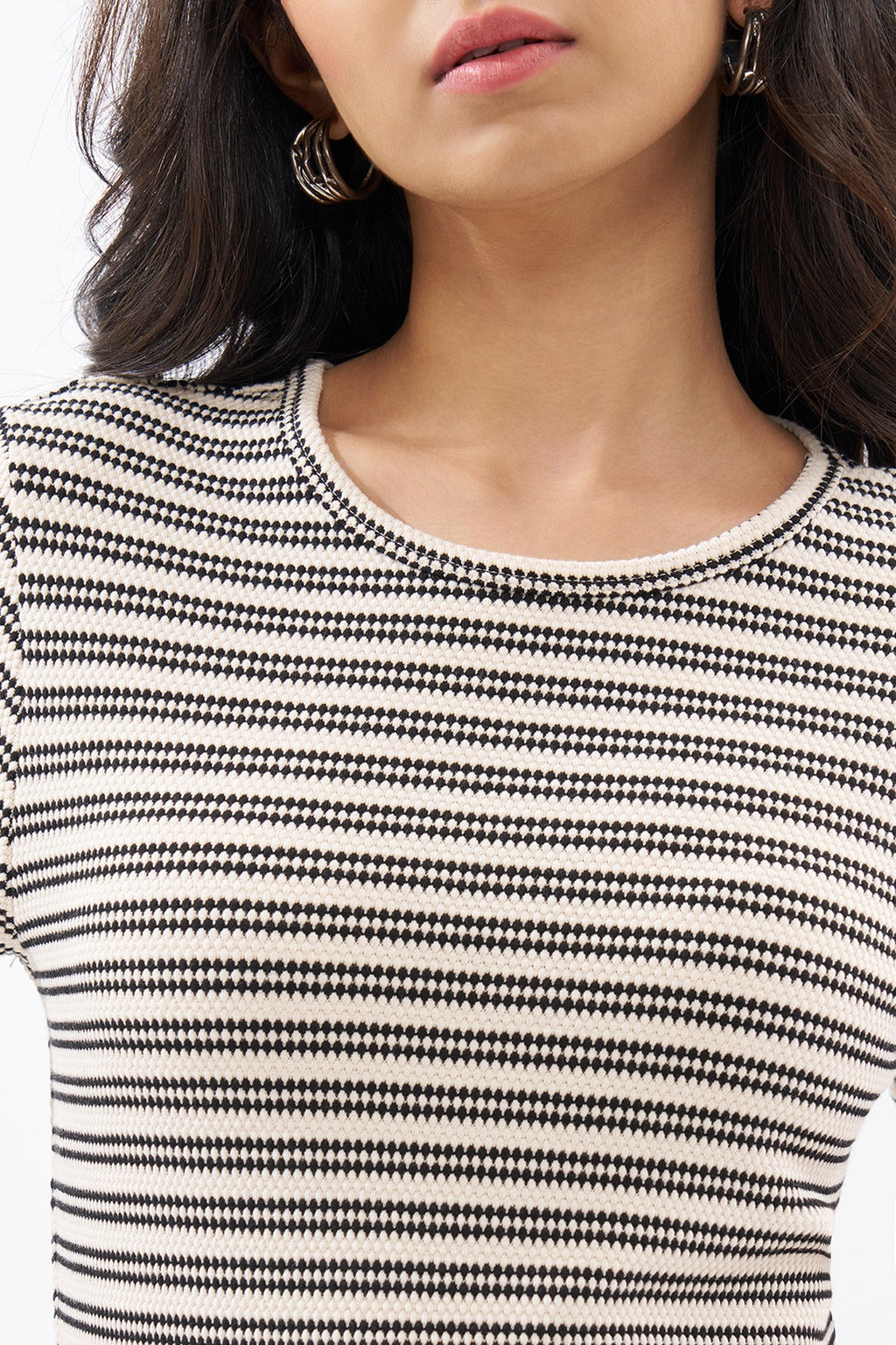 Black Striped Top