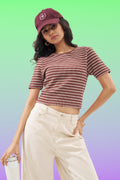 Red Striped Top