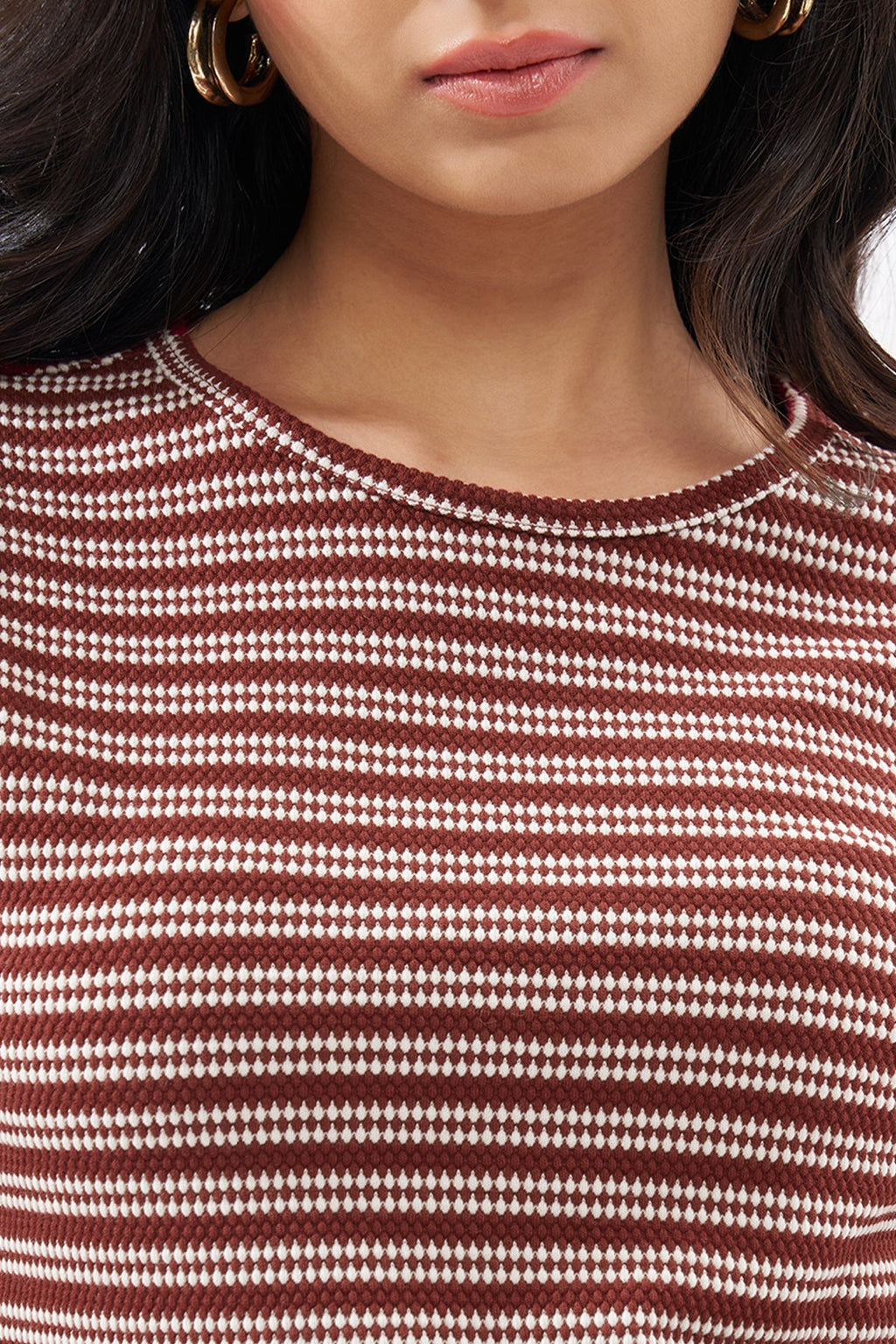 Red Striped Top