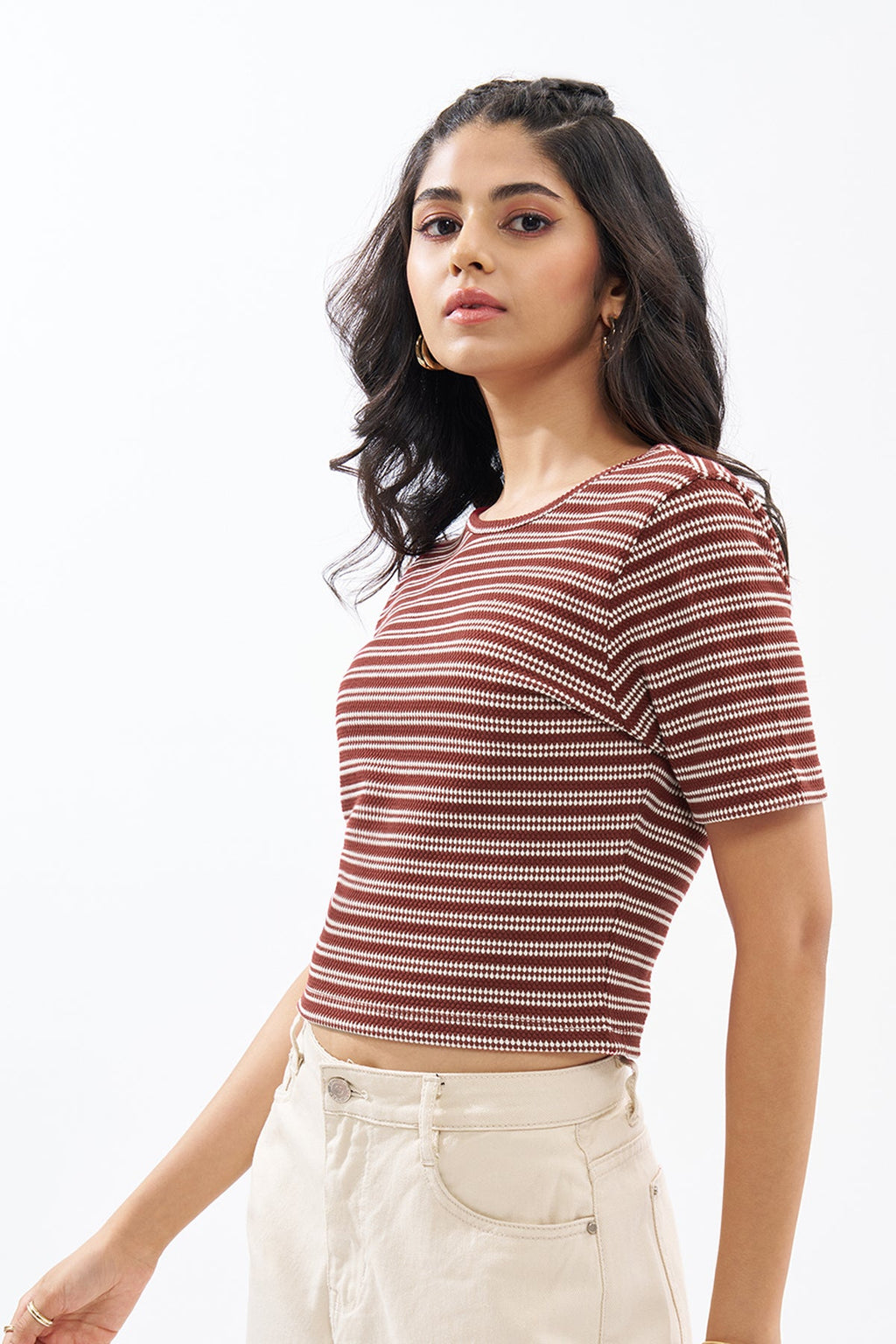Red Striped Top