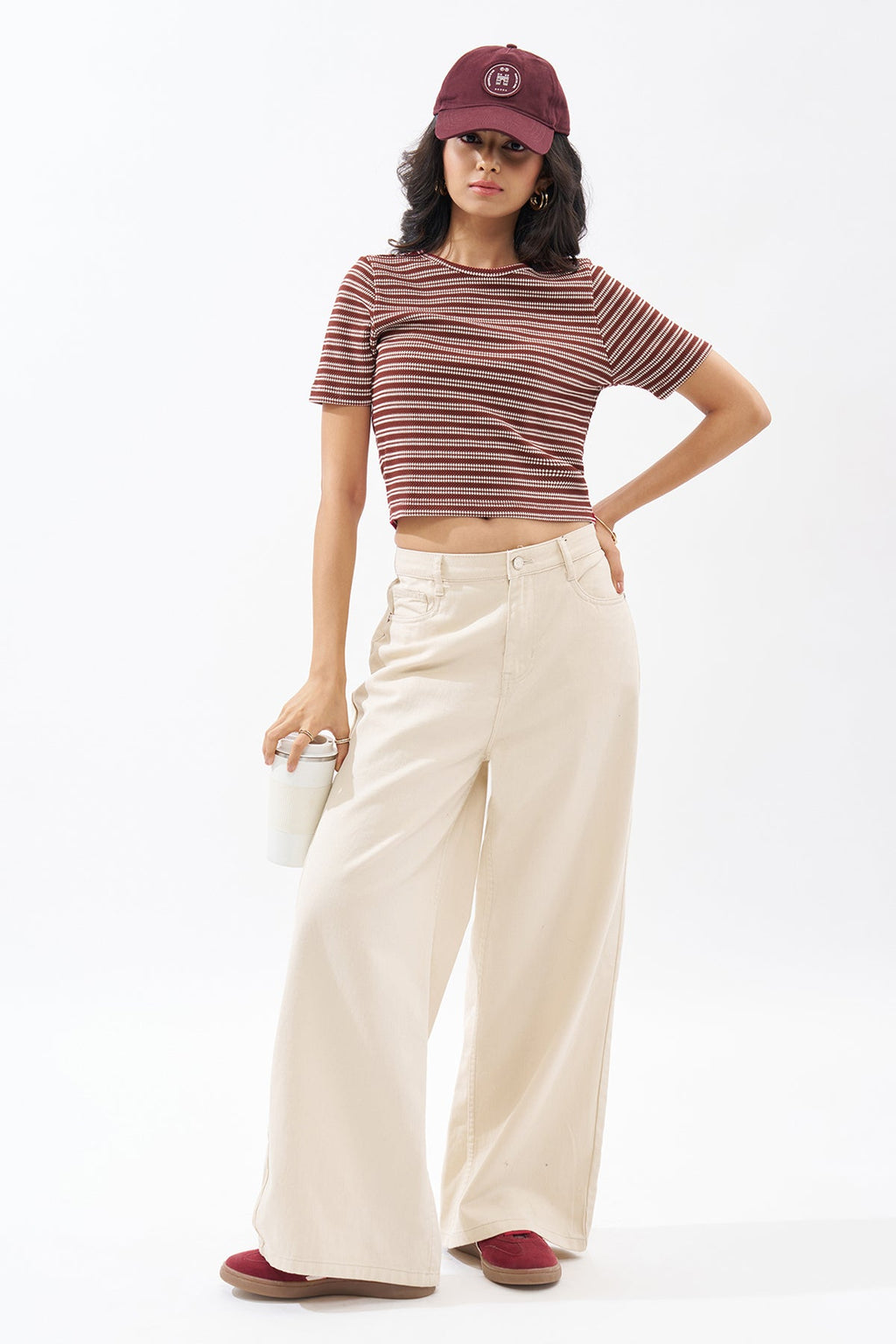 Red Striped Top