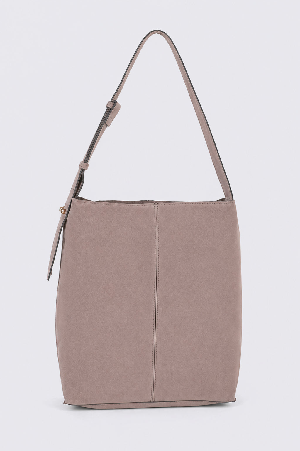 Mauve Solid Tote Bags
