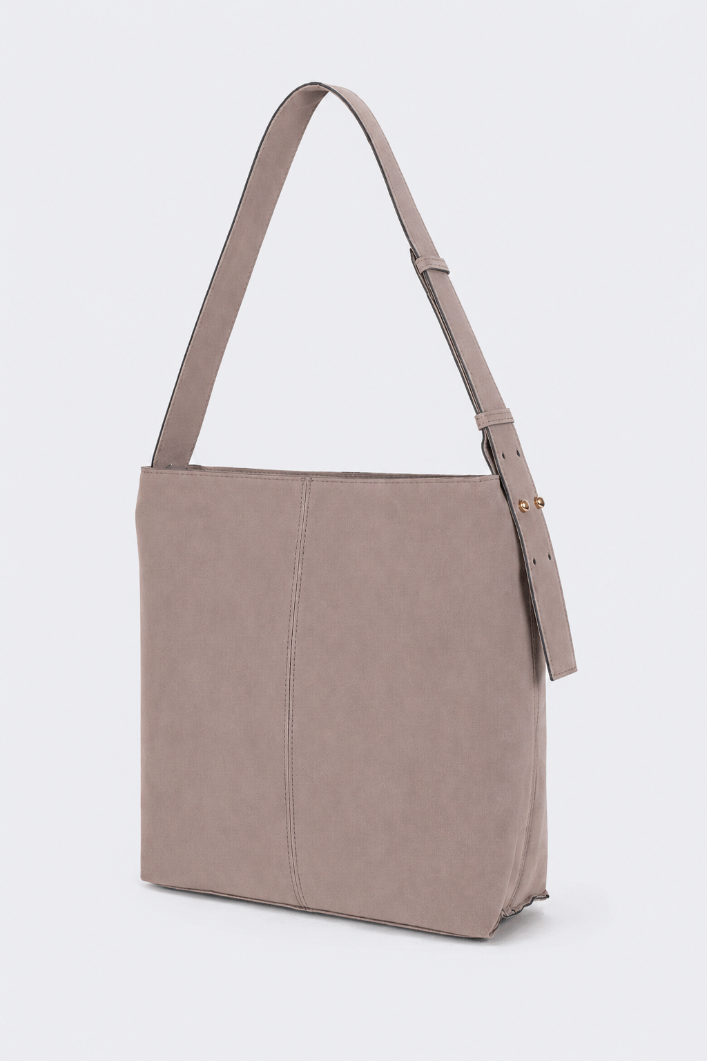 Mauve Solid Tote Bags