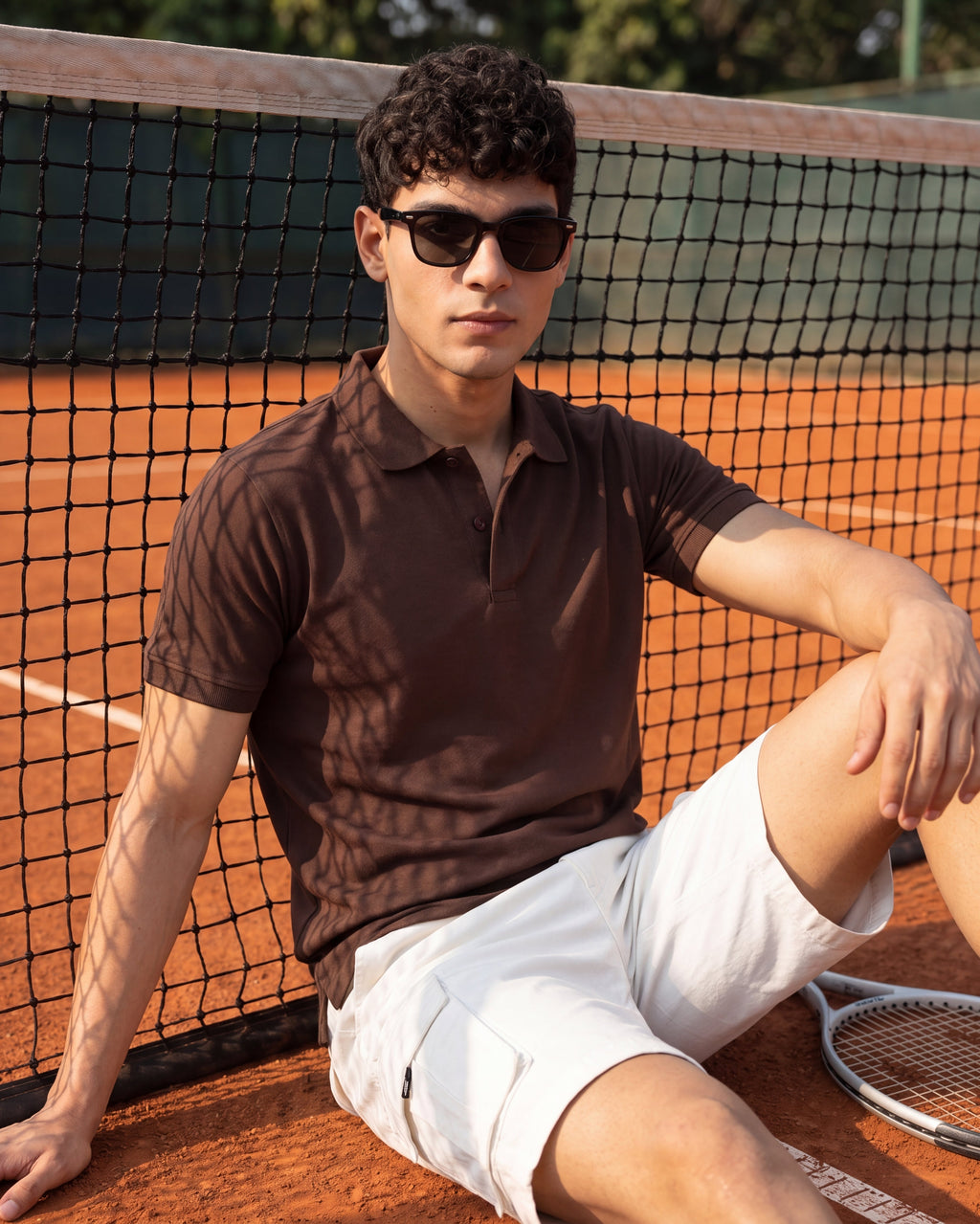 Chocolate Everyday Essentials Regular Fit Polo T-Shirt