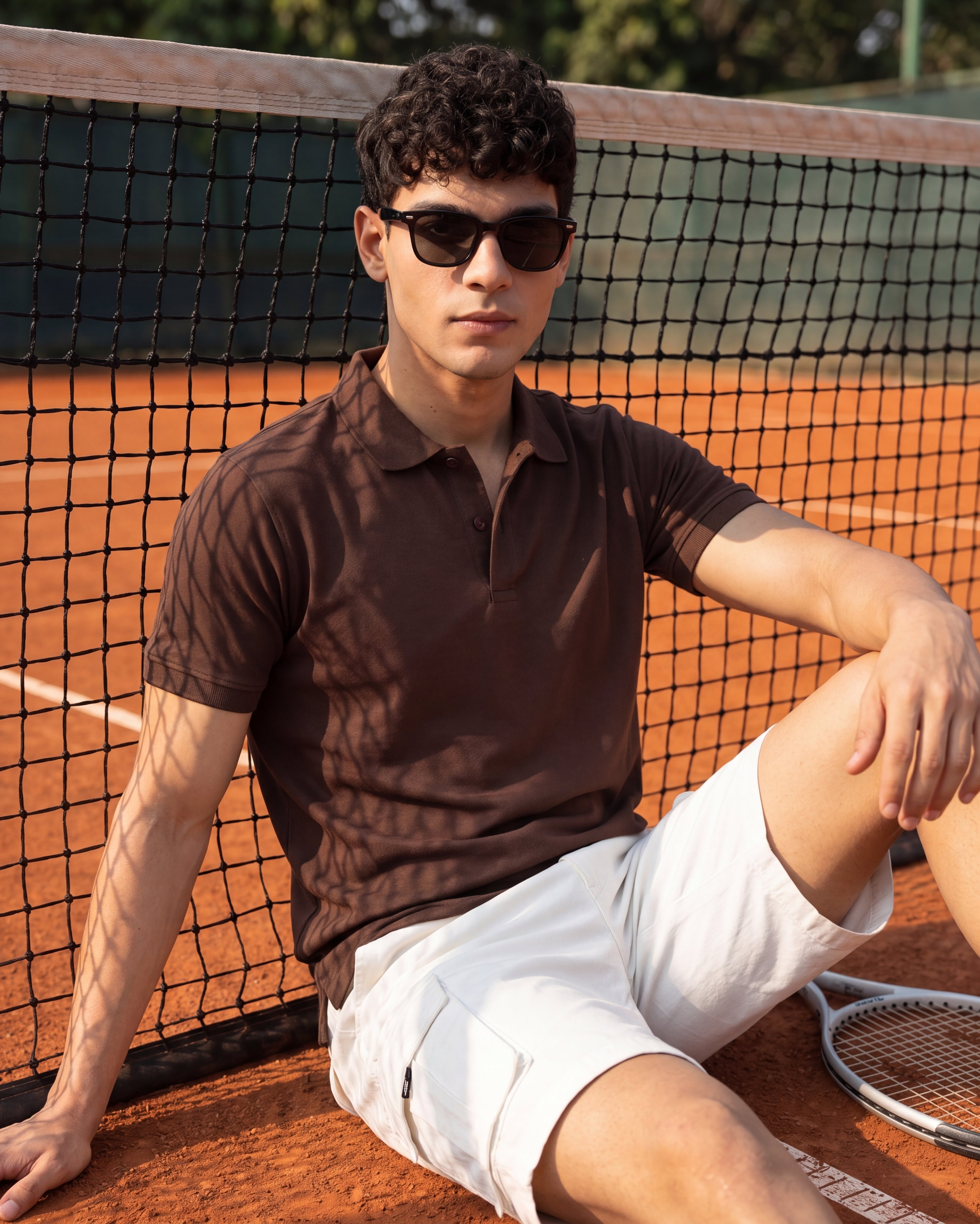 Chocolate Everyday Essentials Regular Fit Polo T-Shirt
