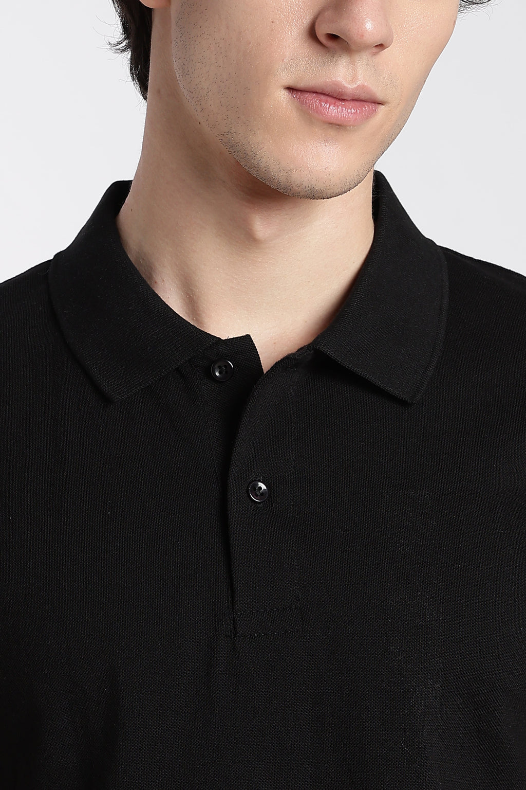 Black Everyday Regular Fit Polo T-Shirt