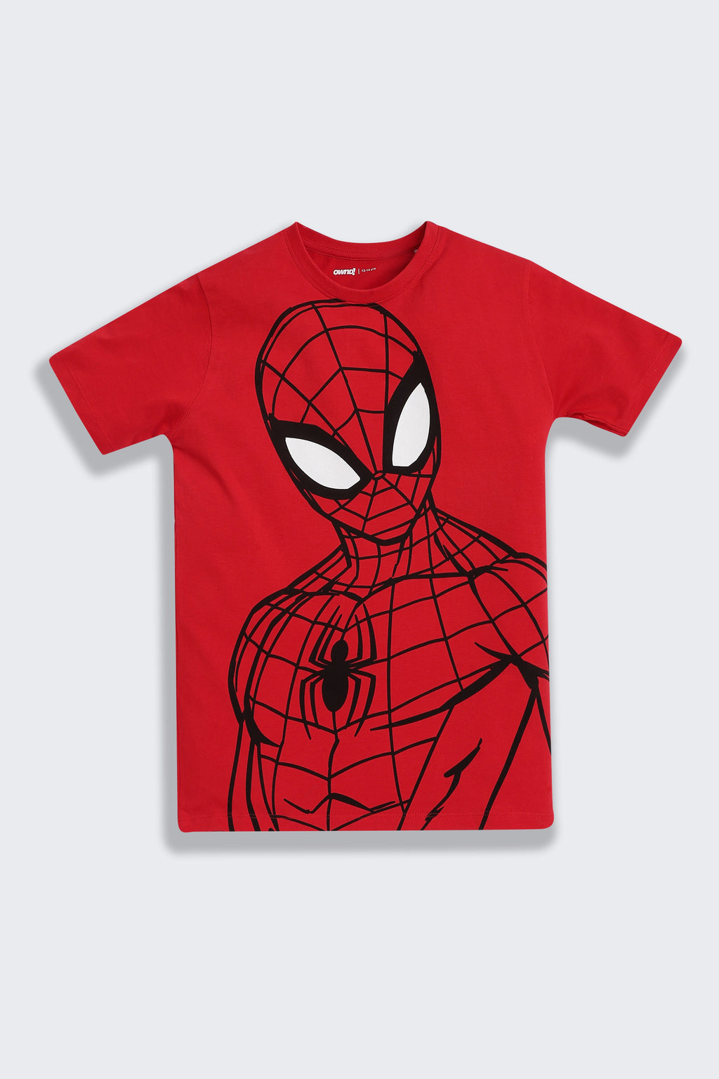 Red Spiderman Graphic Printed Regular Fit Night Suit