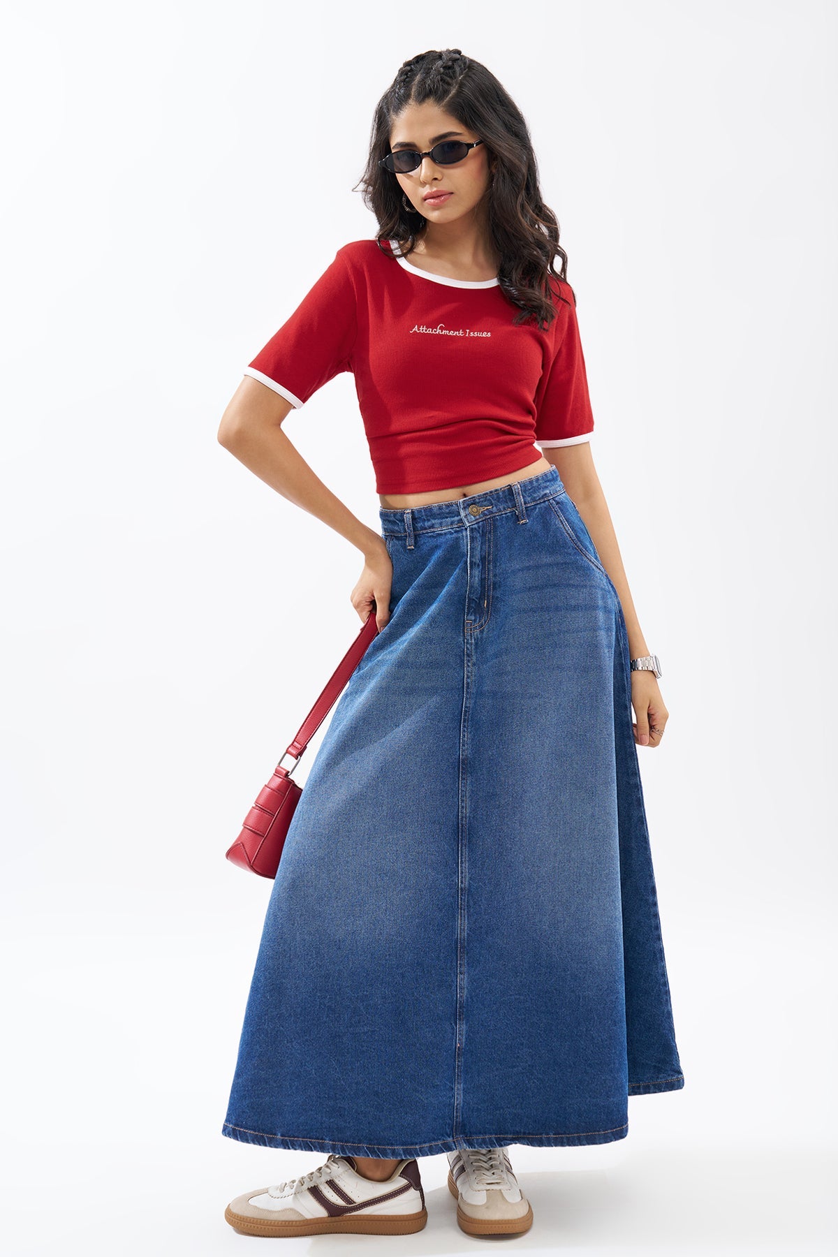 Red Ringer Top