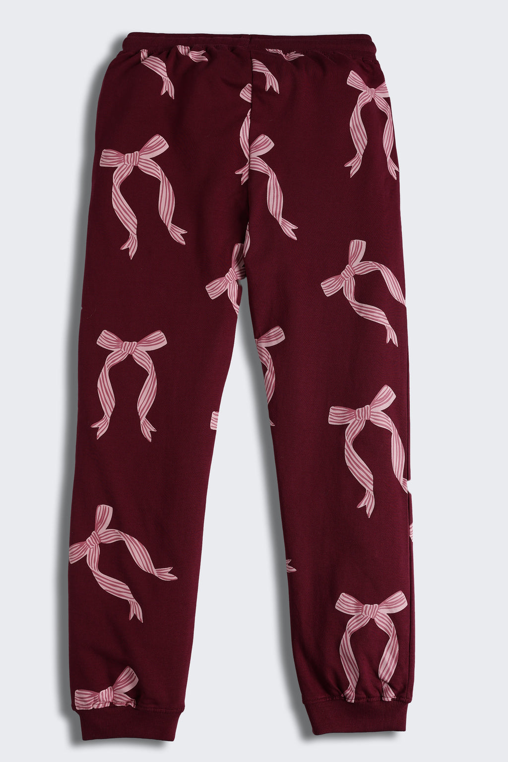 Maroon Regular Fit Joggers