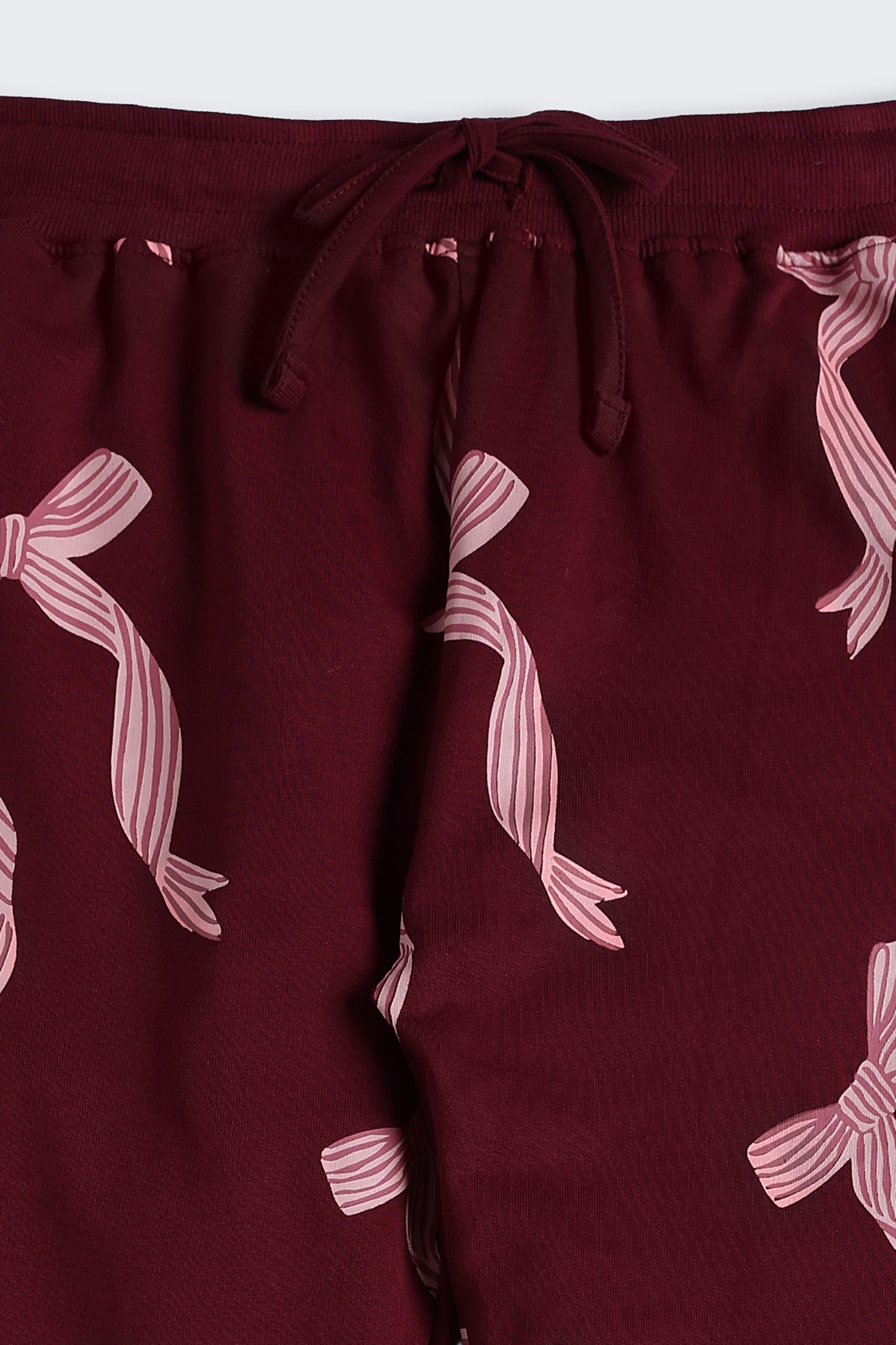Maroon Regular Fit Joggers