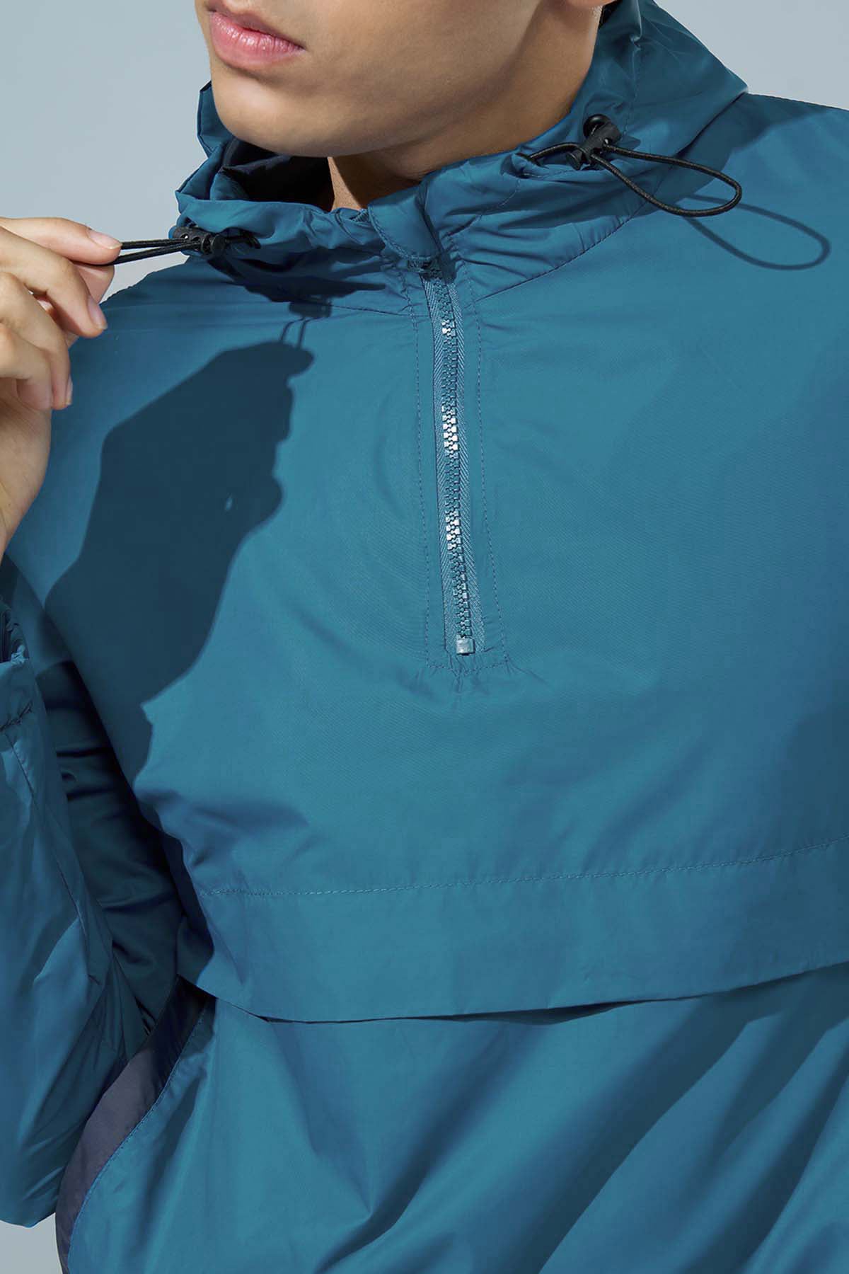 Blue Regular Fit Jacket