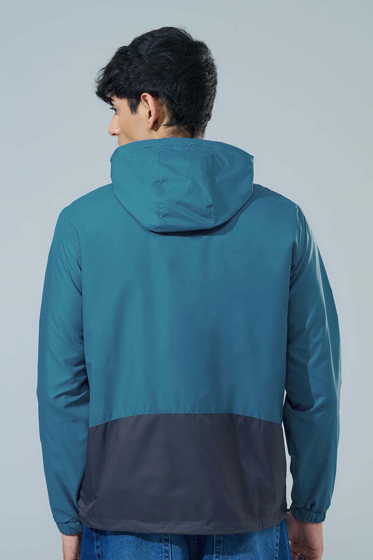 Blue Regular Fit Jacket
