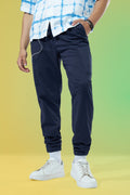Navy Regular Fit Joggers