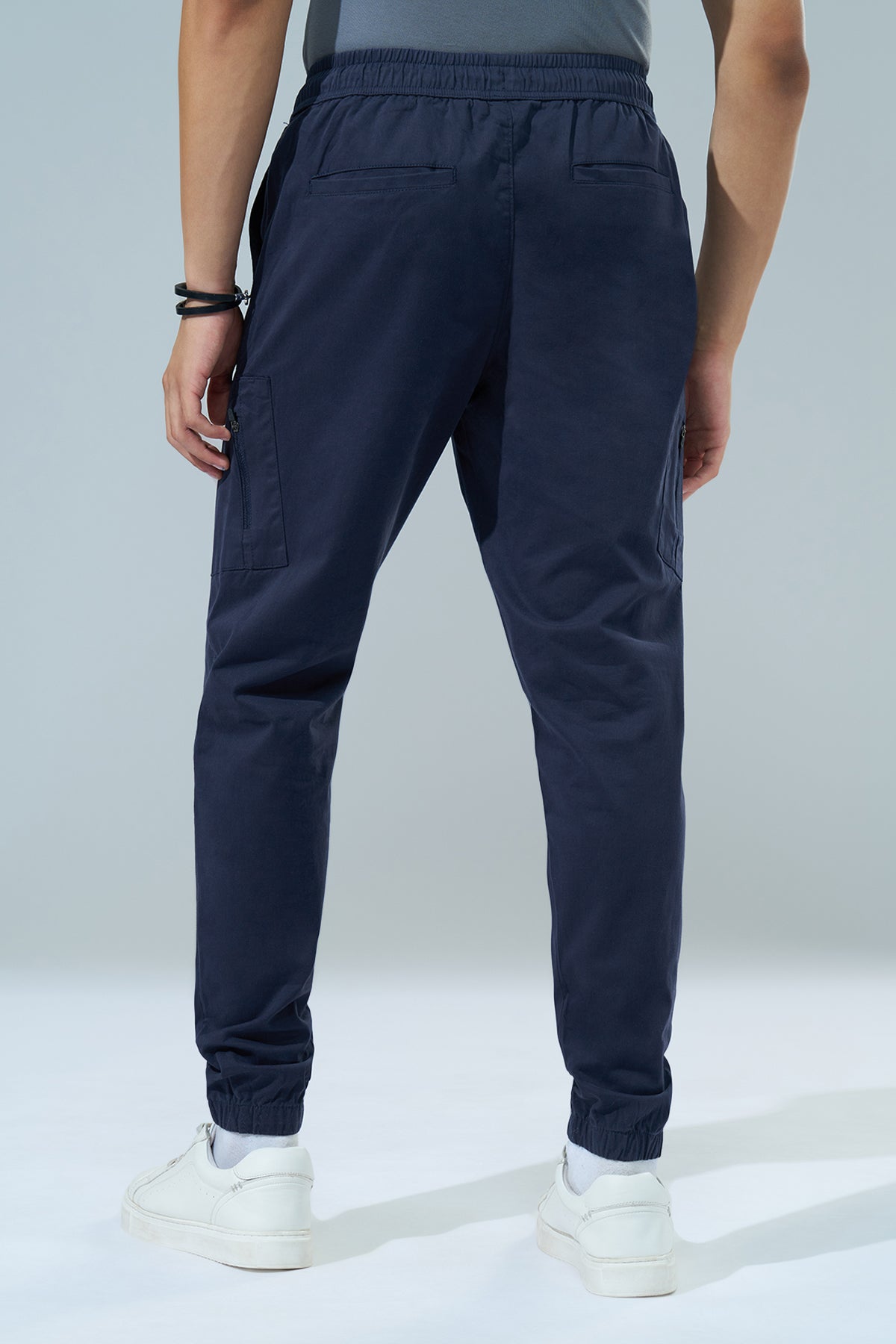 Navy Regular Fit Joggers