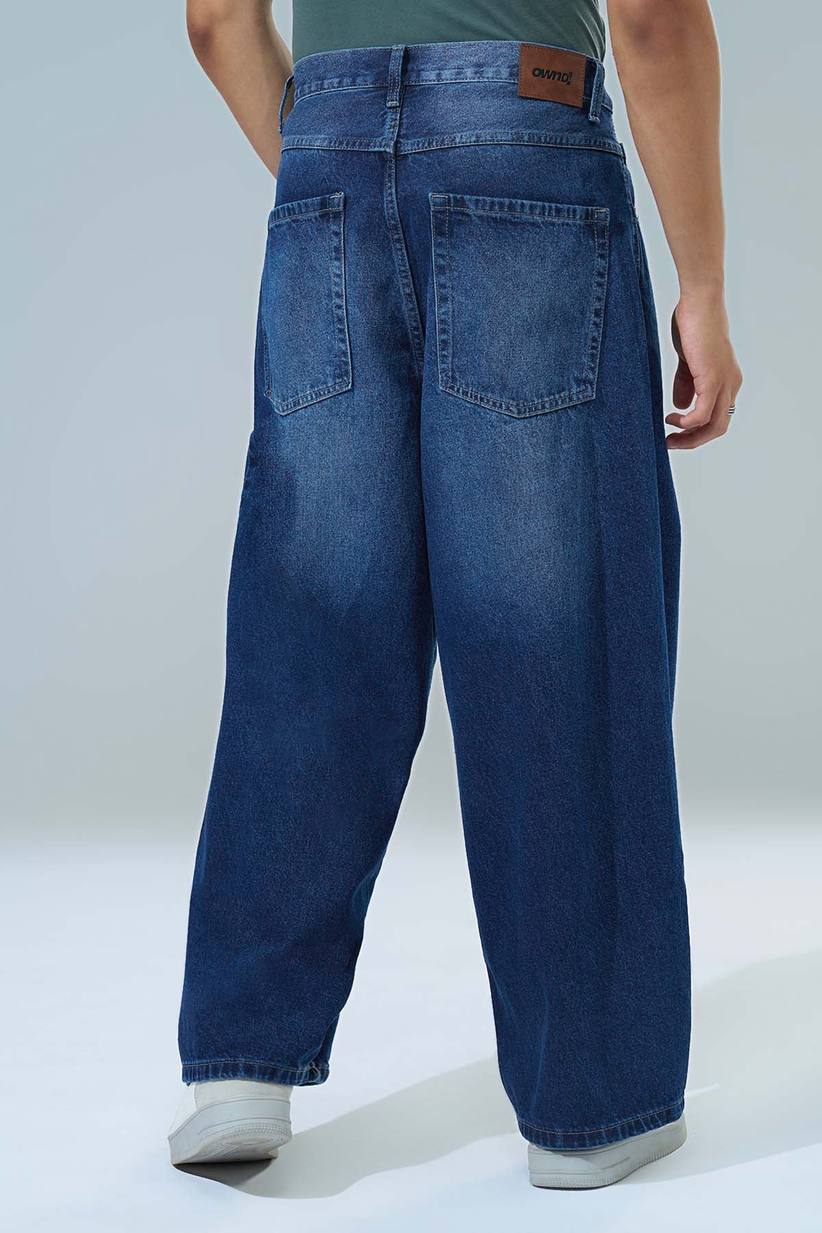 Navy Baggy Fit Jeans