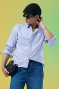 Blue Regular Fit Formal Shirt