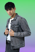 Charcoal Regular Fit Jacket
